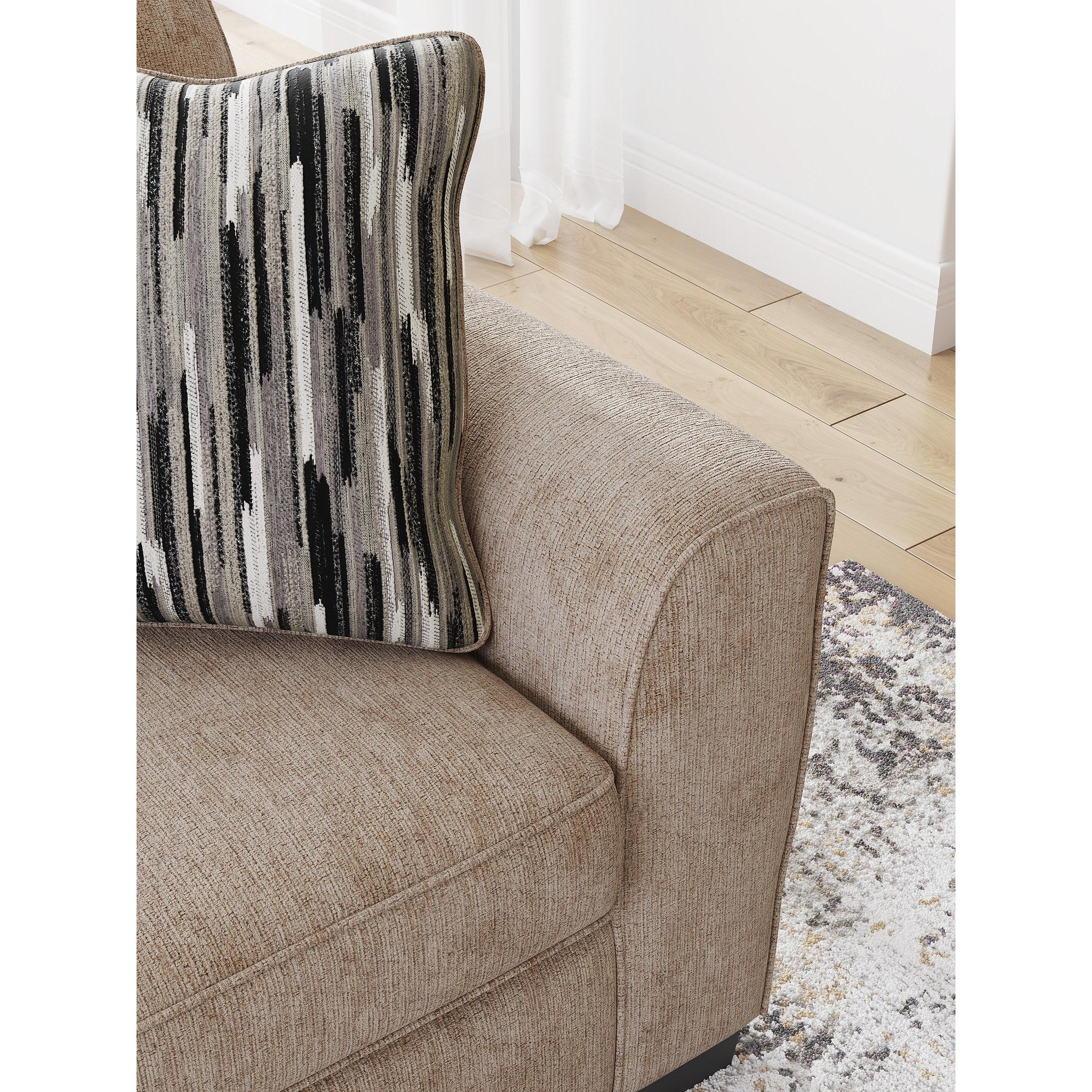  Manufacturer Color_Mocha --  Benchcraft Olten Stationary Fabric Loveseat IMAGE 6