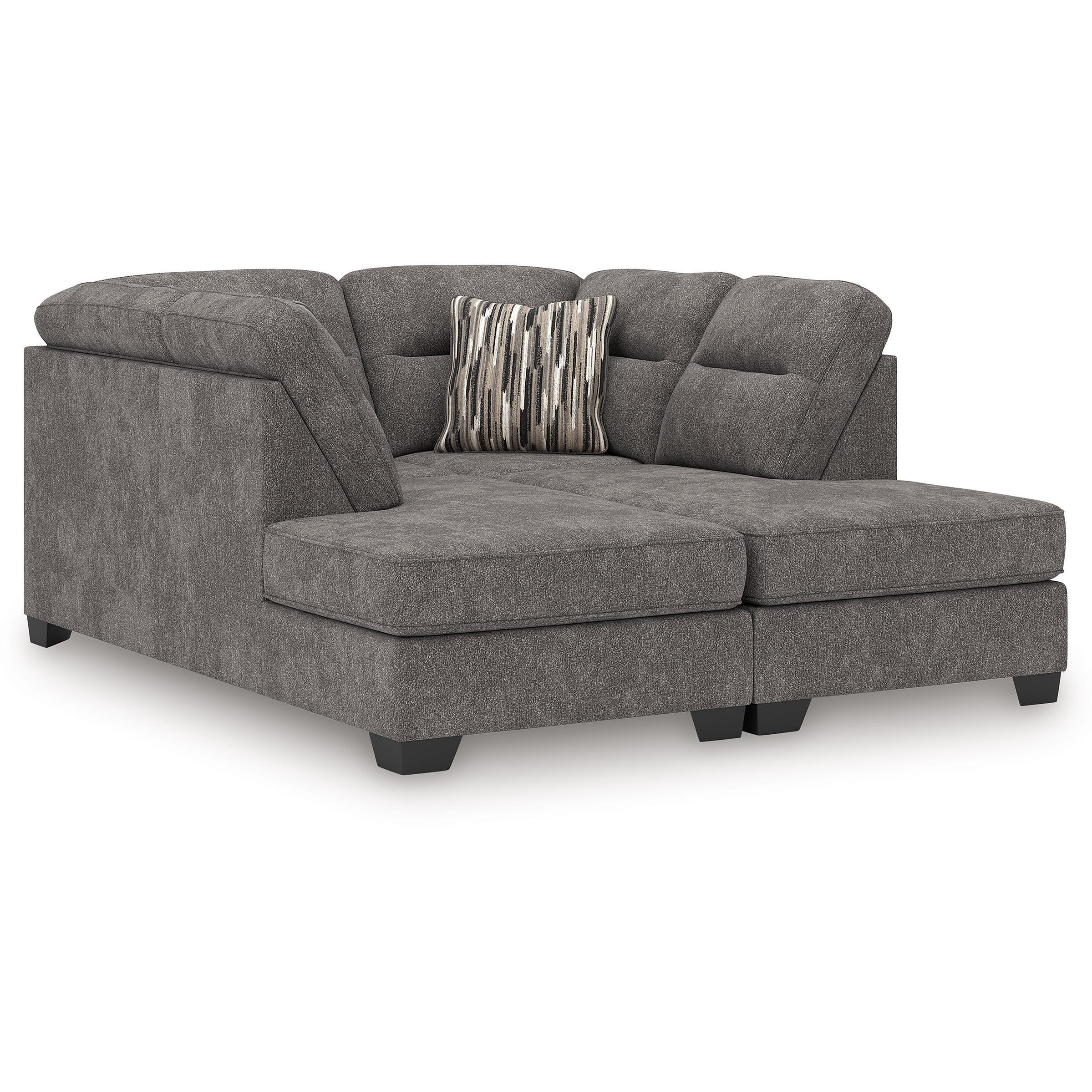  Manufacturer Color_Graphite --  Olten 31305S3 2 pc Super Chaise IMAGE 1