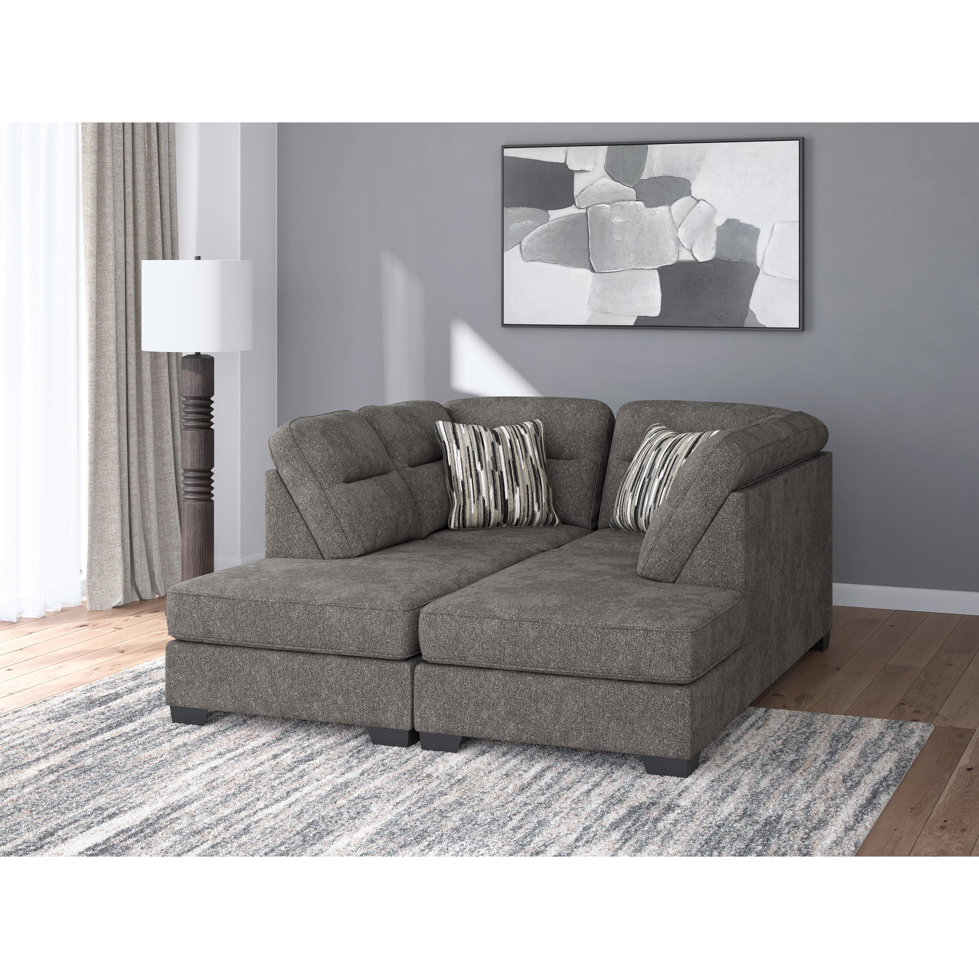  Manufacturer Color_Graphite --  Olten 31305S3 2 pc Super Chaise IMAGE 3