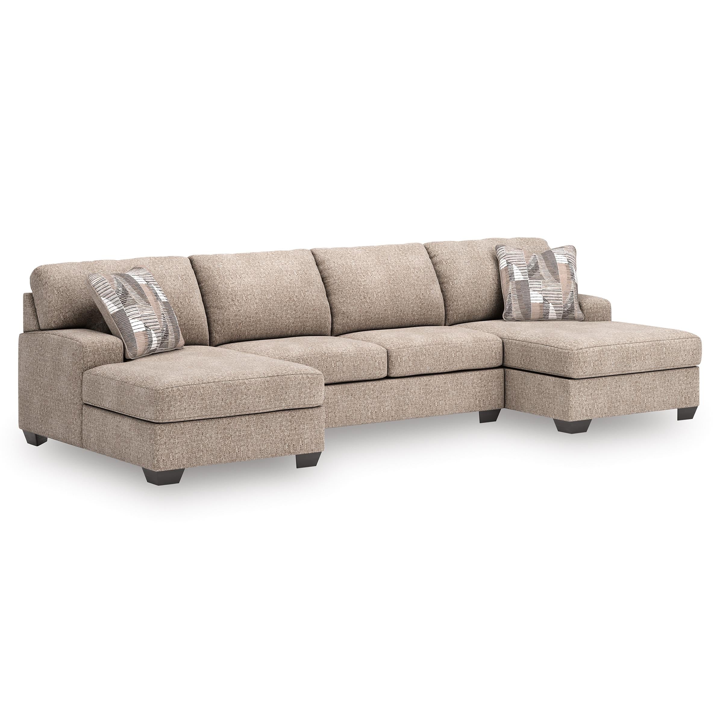  Benchcraft Newellen 48404S3 3 pc Sectional with Double Chaise IMAGE 1
