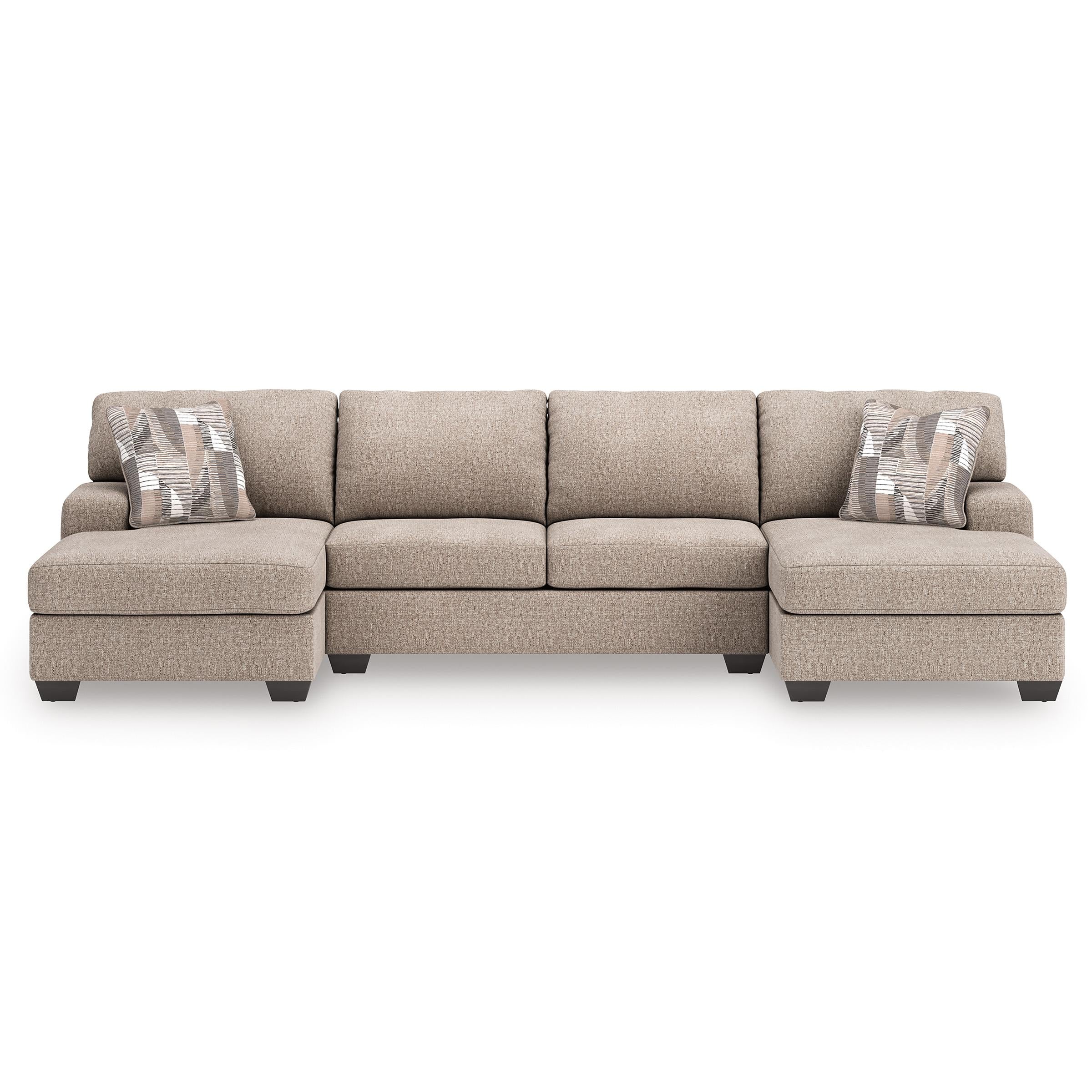  Benchcraft Newellen 48404S3 3 pc Sectional with Double Chaise IMAGE 2