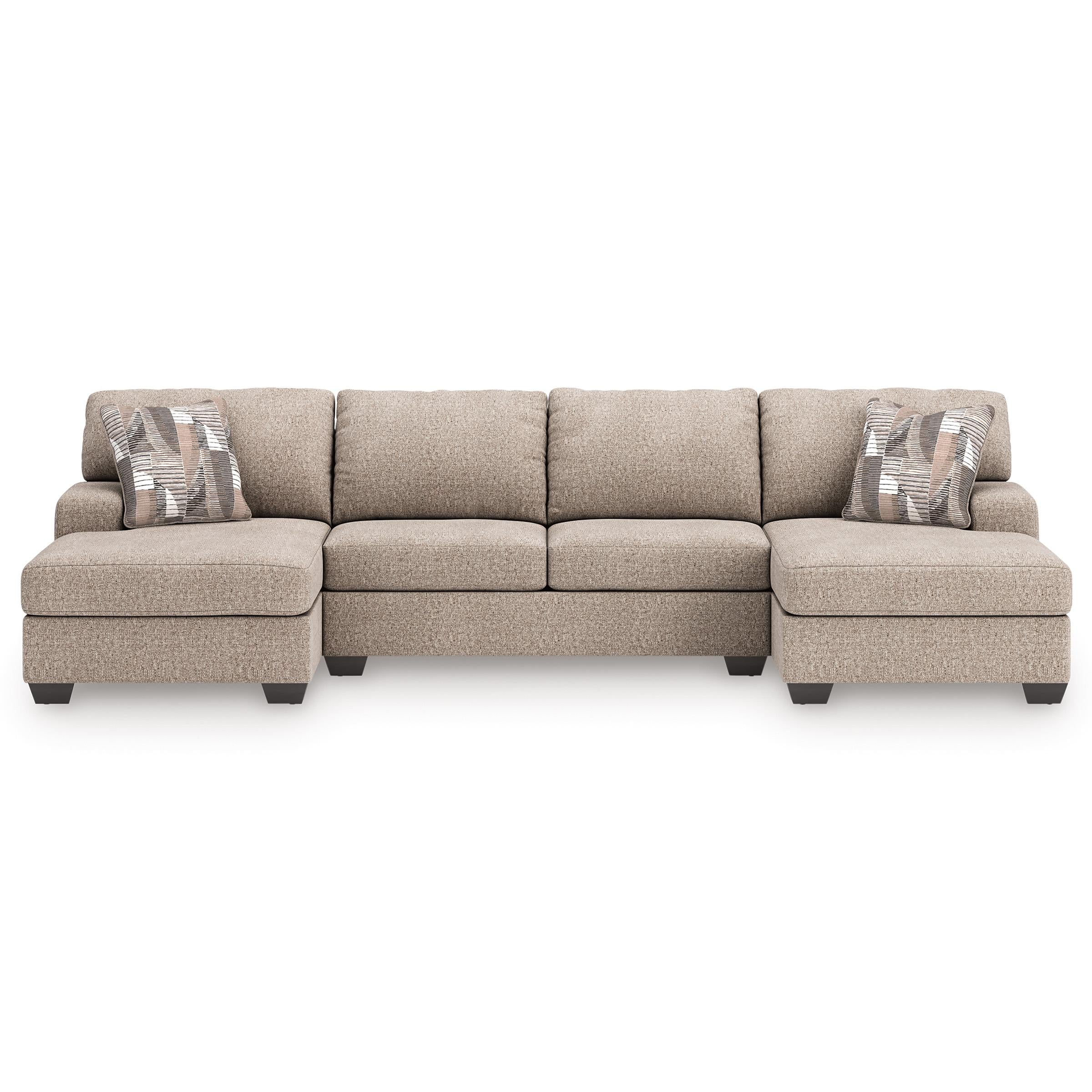  Benchcraft Newellen 48404S7 3 pc Sectional with Double Chaise IMAGE 2
