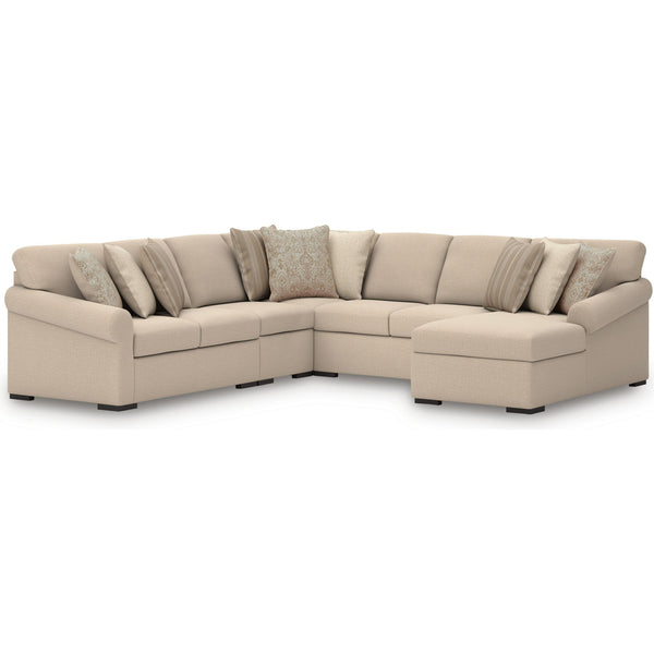 Benchcraft LadyMae 59404S4 5 pc Sectional with Chaise