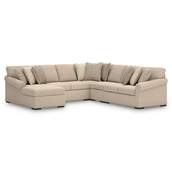 Benchcraft LadyMae 59404S8 5 pc Sectional with Chaise