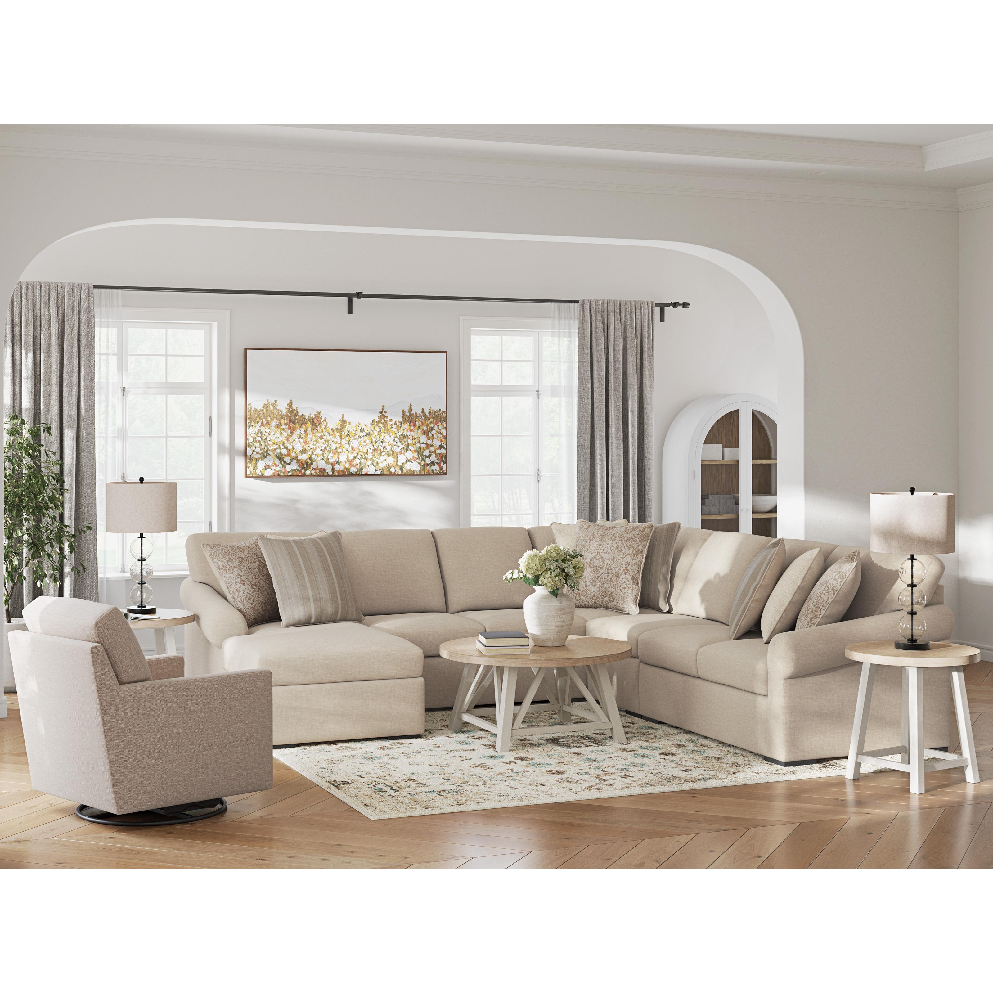  Benchcraft LadyMae 59404S8 5 pc Sectional with Chaise IMAGE 3