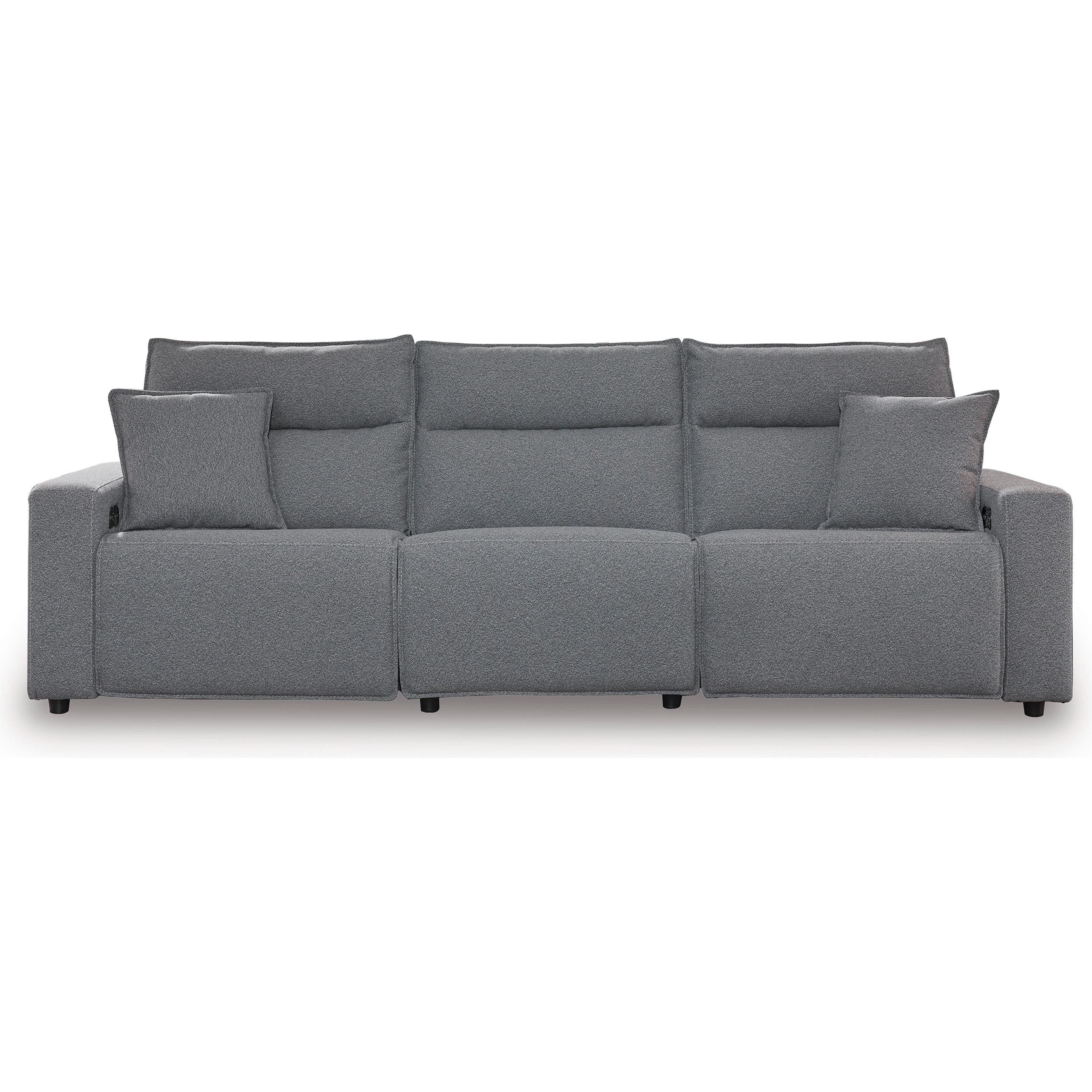  Manufacturer Color_Salt and Pepper --  Signature Design by Ashley ModMax II Power Reclining Fabric 3 pc Sectional IMAGE 1