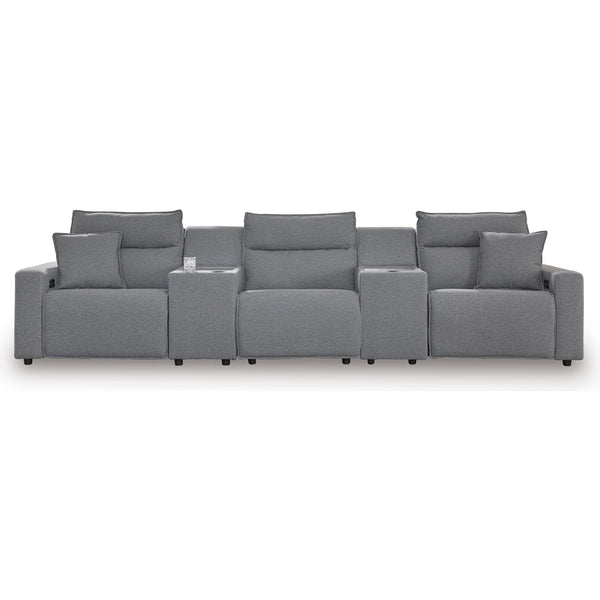 Signature Design by Ashley ModMax II Power Reclining Fabric 5 pc Sectional