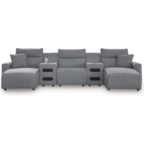 Signature Design by Ashley ModMax II Power Reclining Fabric 5 pc Sectional