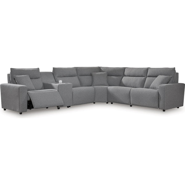 Signature Design by Ashley ModMax II Reclining Fabric 6 pc Sectional