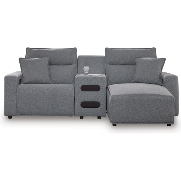 Signature Design by Ashley ModMax II Power Reclining Fabric 3 pc Sectional