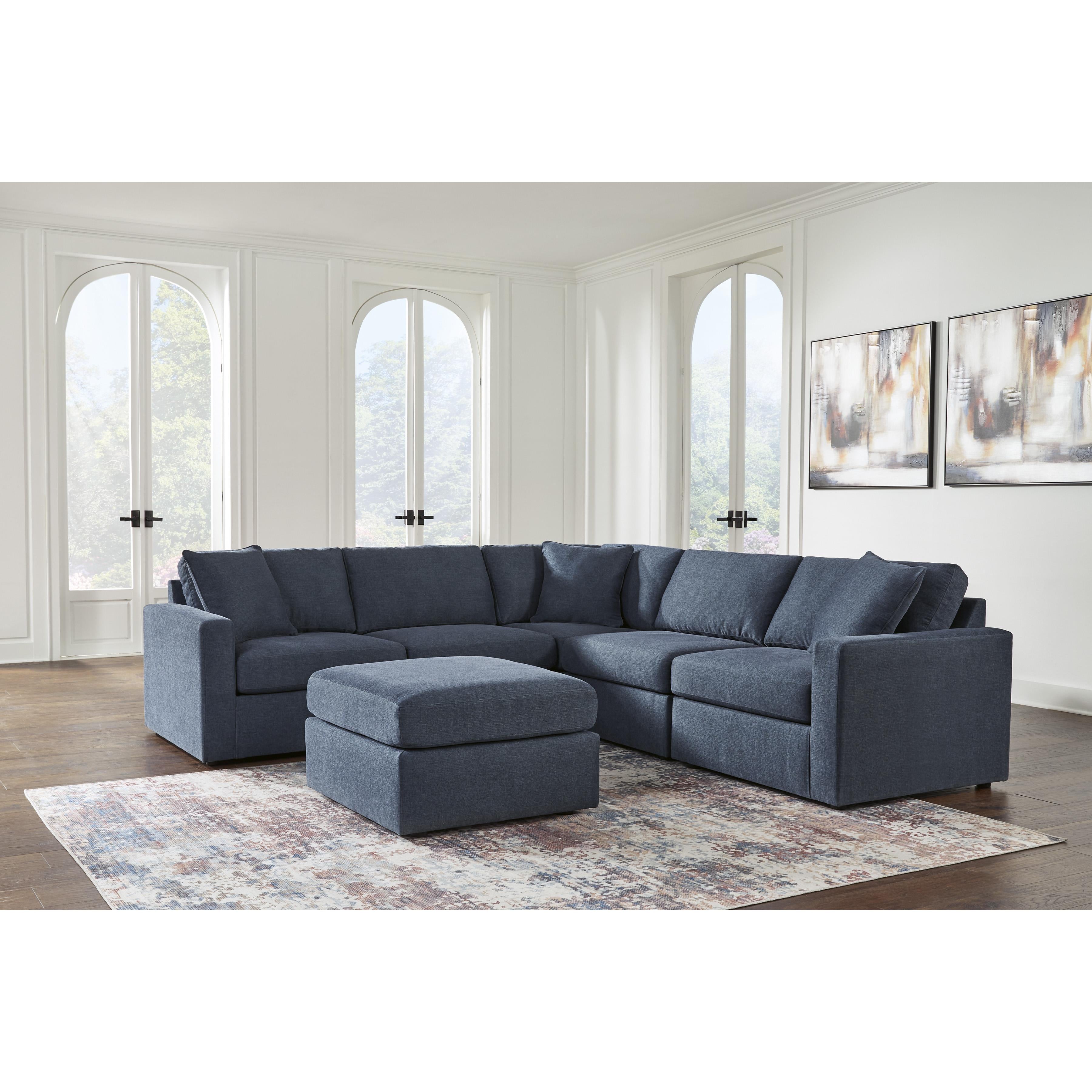  Manufacturer Color_Ink --  Modmax 9210108 Oversized Accent Ottoman IMAGE 5