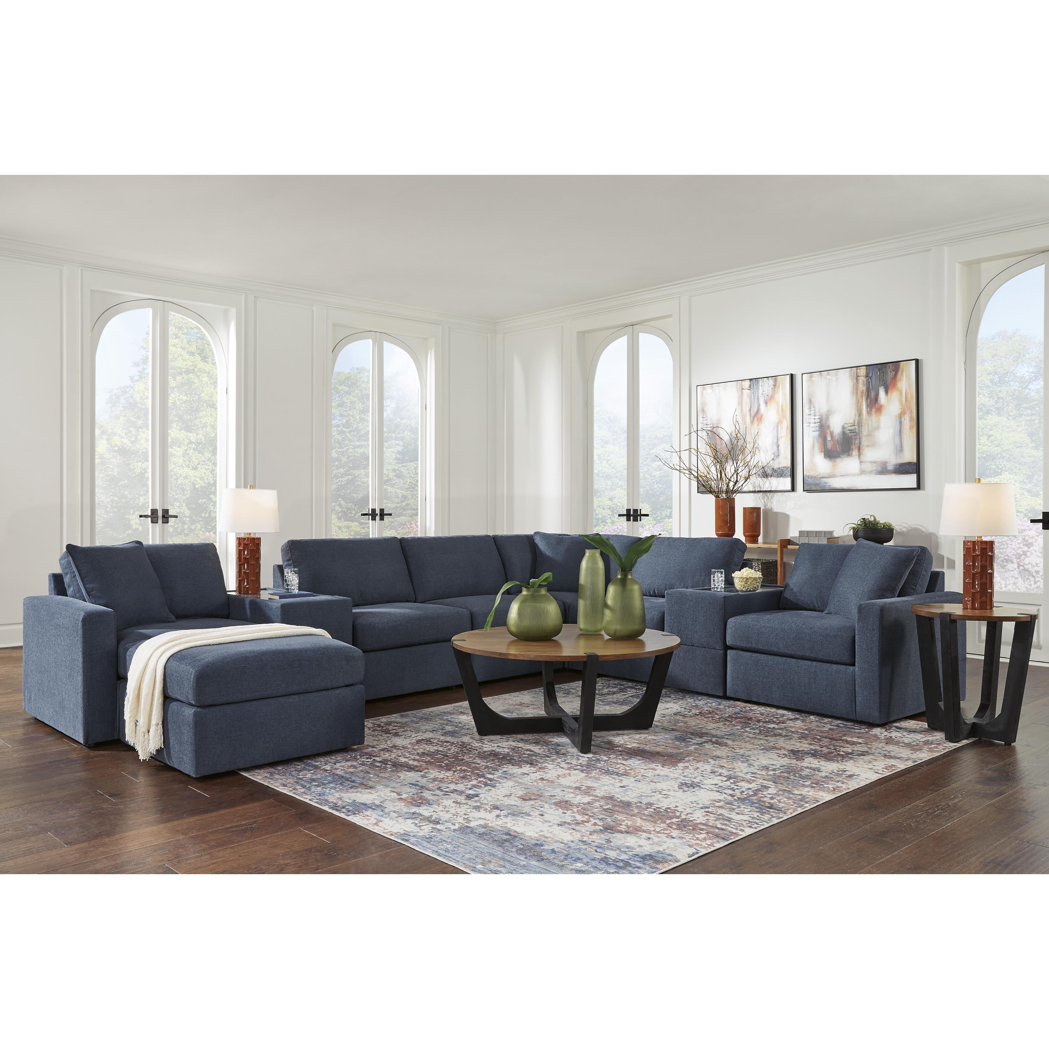  Manufacturer Color_Ink --  Modmax 9210108 Oversized Accent Ottoman IMAGE 6