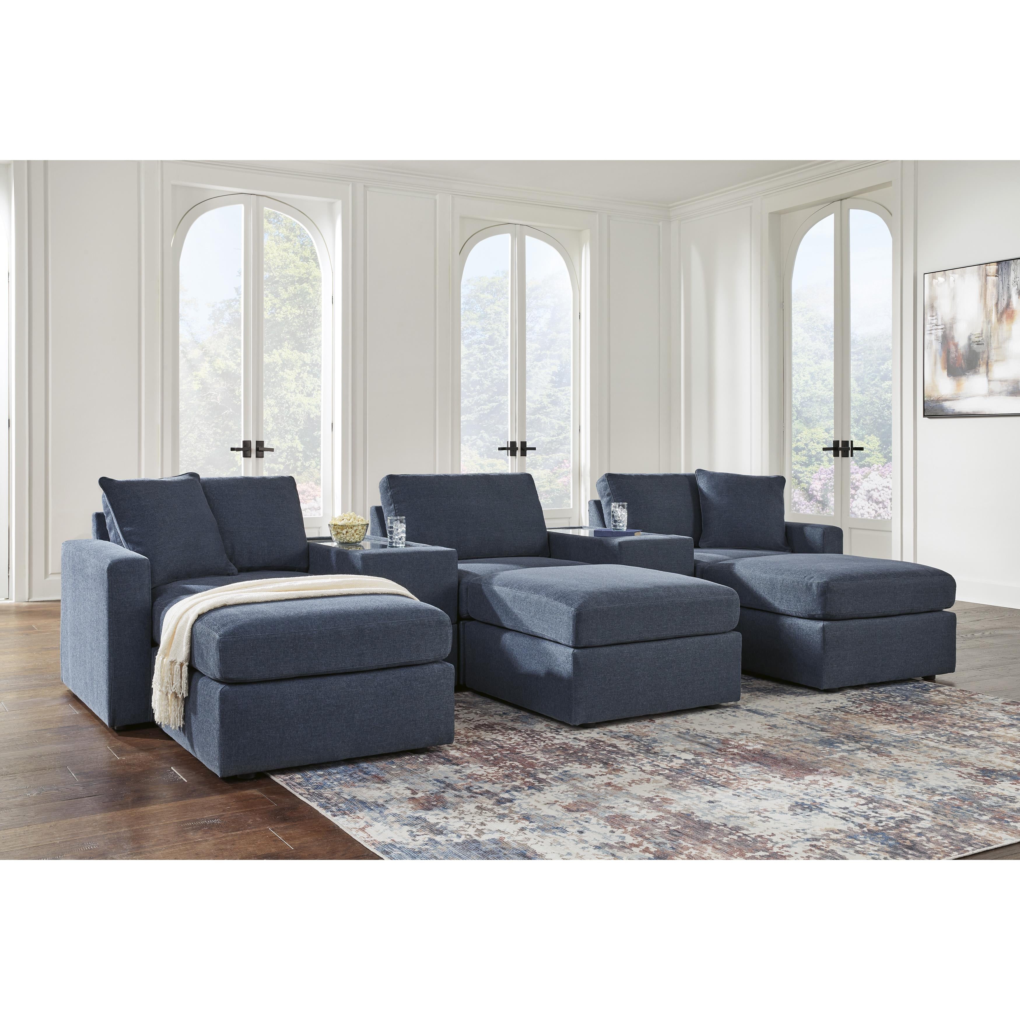  Manufacturer Color_Ink --  Modmax 9210108 Oversized Accent Ottoman IMAGE 8