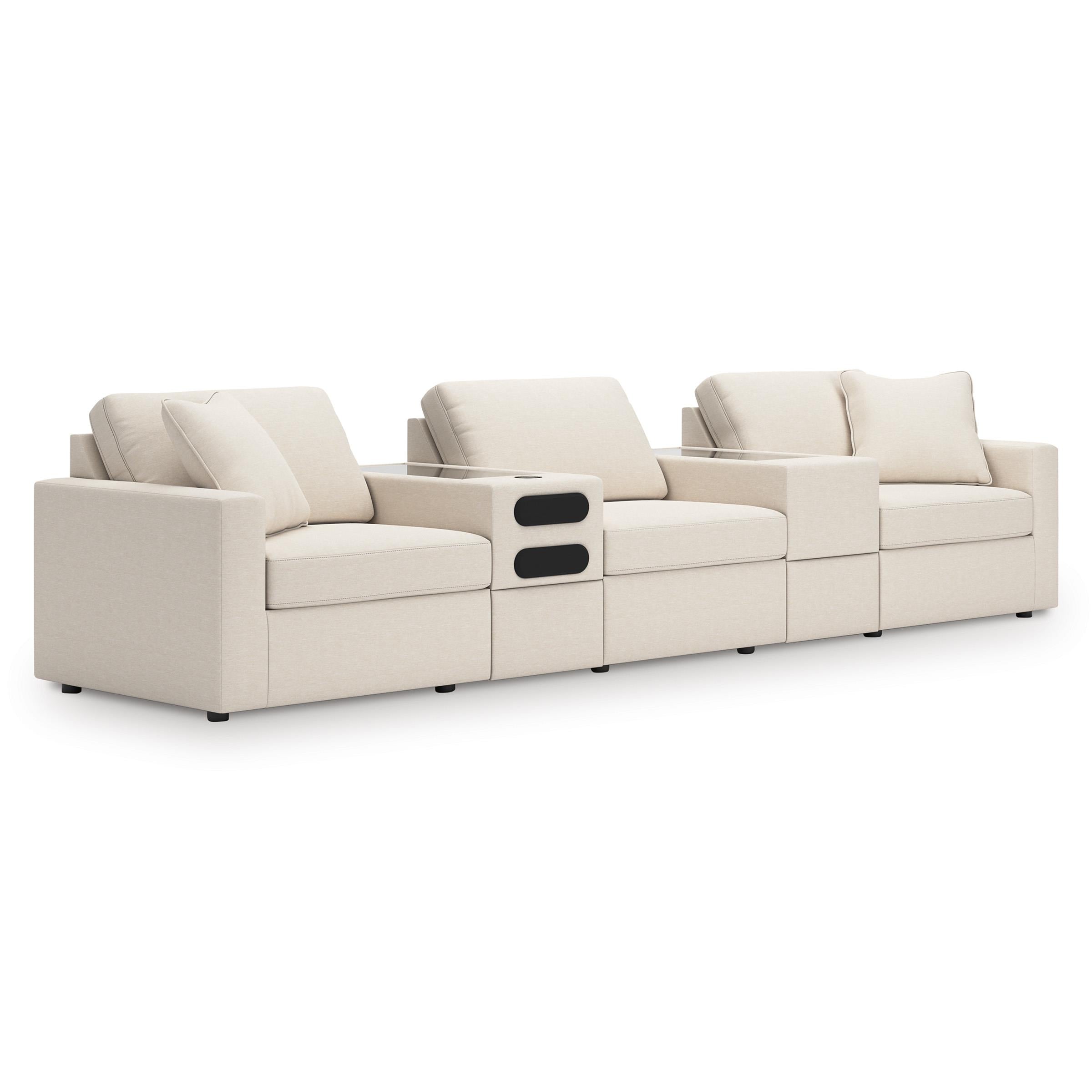  Manufacturer Color_Oyster --  Modmax 92103S64 5 pc Sectional with Audio System IMAGE 1