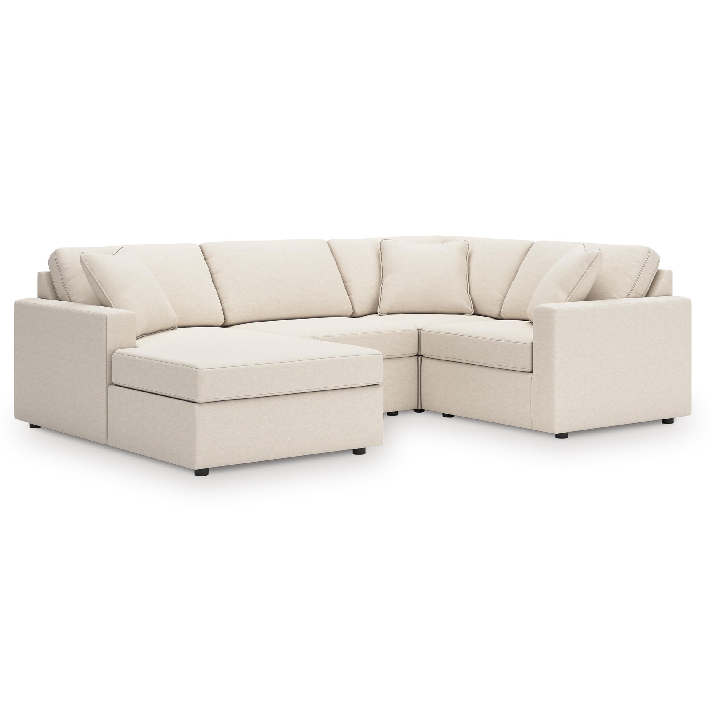  Manufacturer Color_Oyster --  Modmax 92103S66 4 pc Sectional with Chaise IMAGE 1
