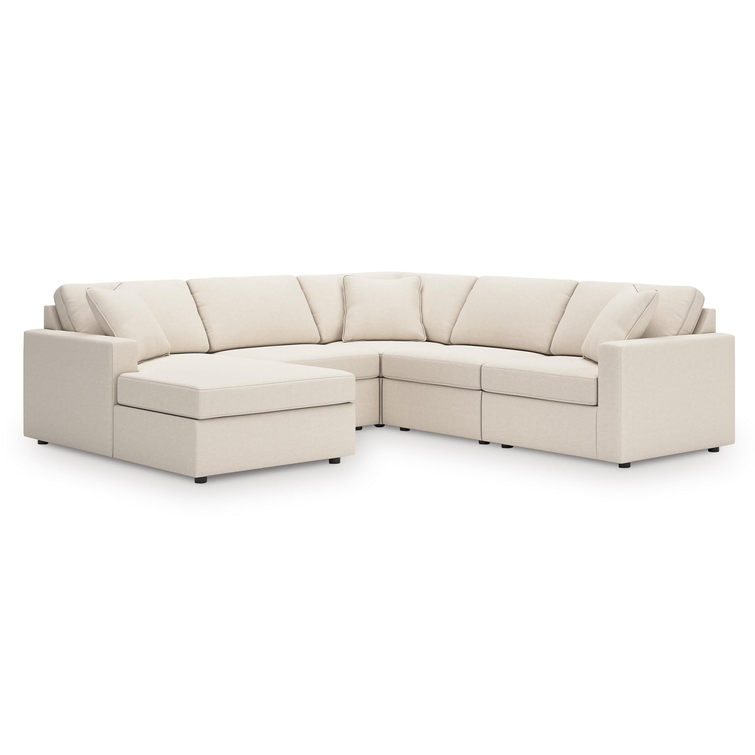  Manufacturer Color_Oyster --  Modmax 92103S67 5 pc Sectional with Chaise IMAGE 1