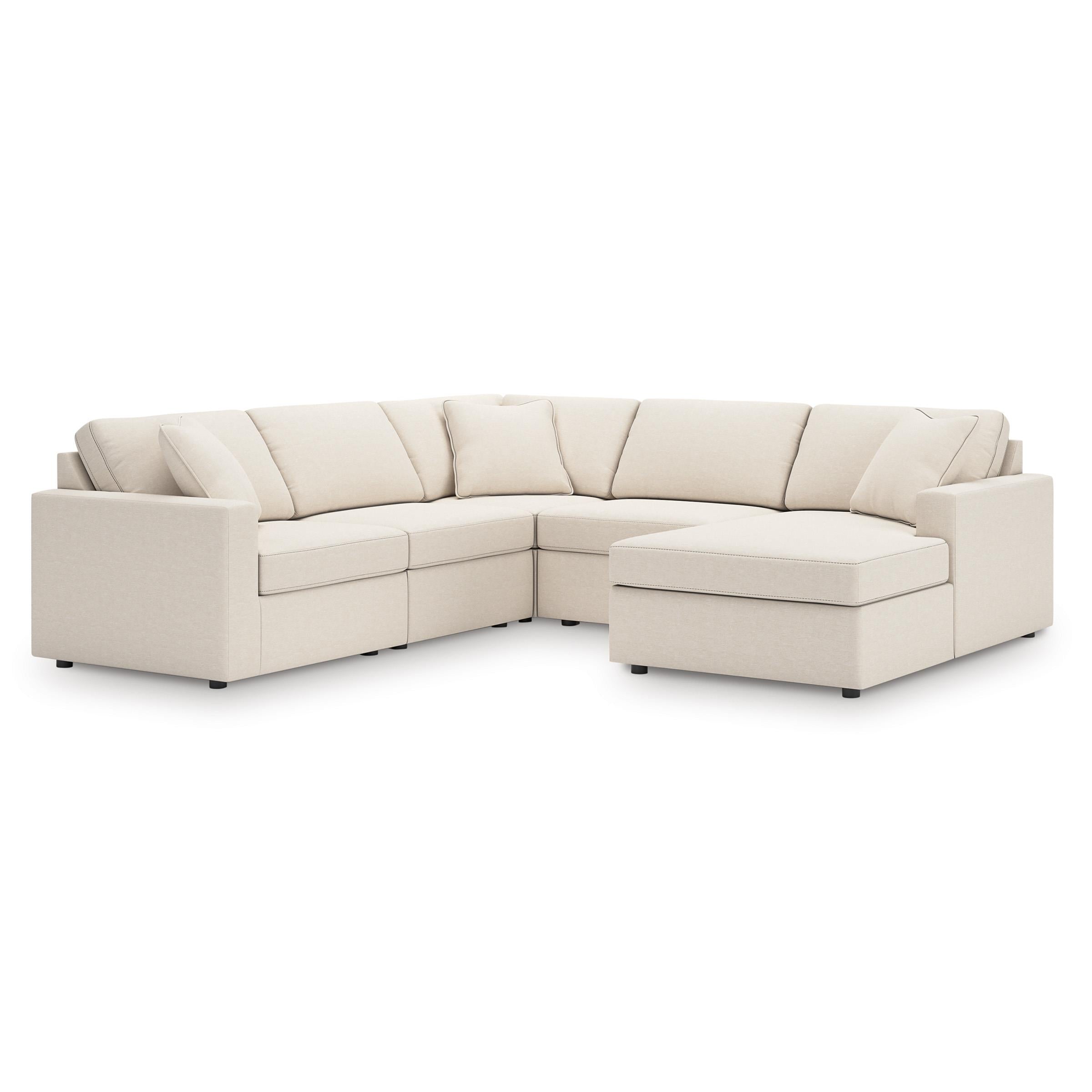  Manufacturer Color_Oyster --  Modmax 92103S68 5 pc Sectional with Chaise IMAGE 1