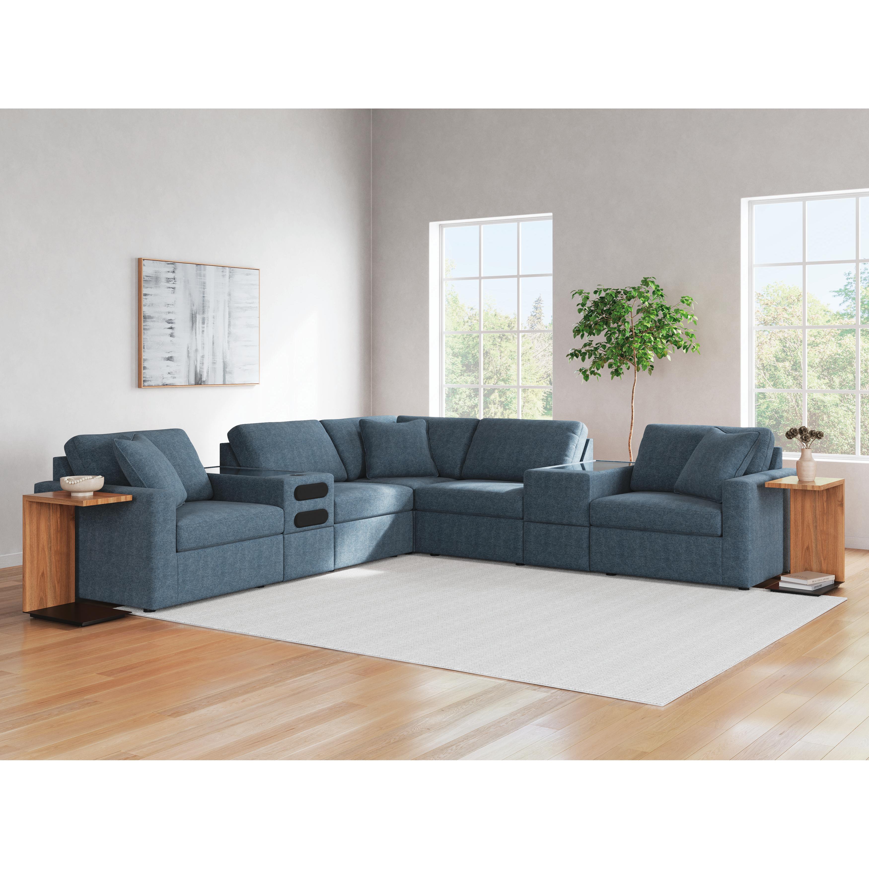  Manufacturer Color_Ink --  Modmax 92121S69 7 pc Balanced Sectional with Audio and Storage Consoles IMAGE 2