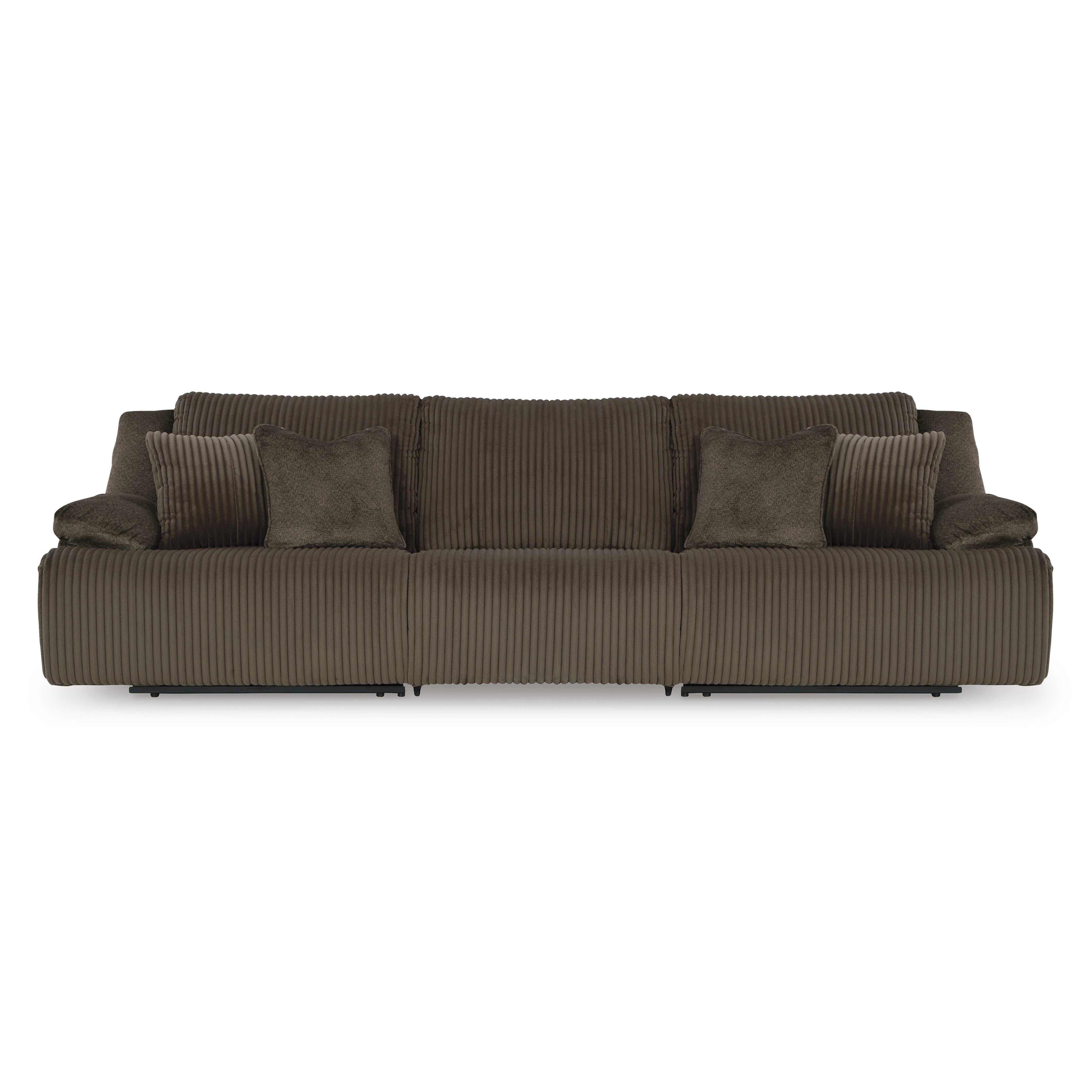  Manufacturer Color_Chocolate --  Signature Design by Ashley Top Tier Reclining Fabric Sofa IMAGE 1