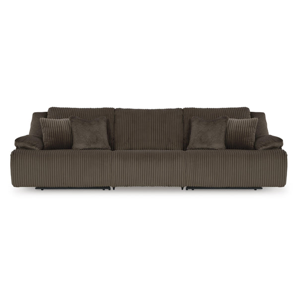 Signature Design by Ashley Top Tier Reclining Fabric Sofa