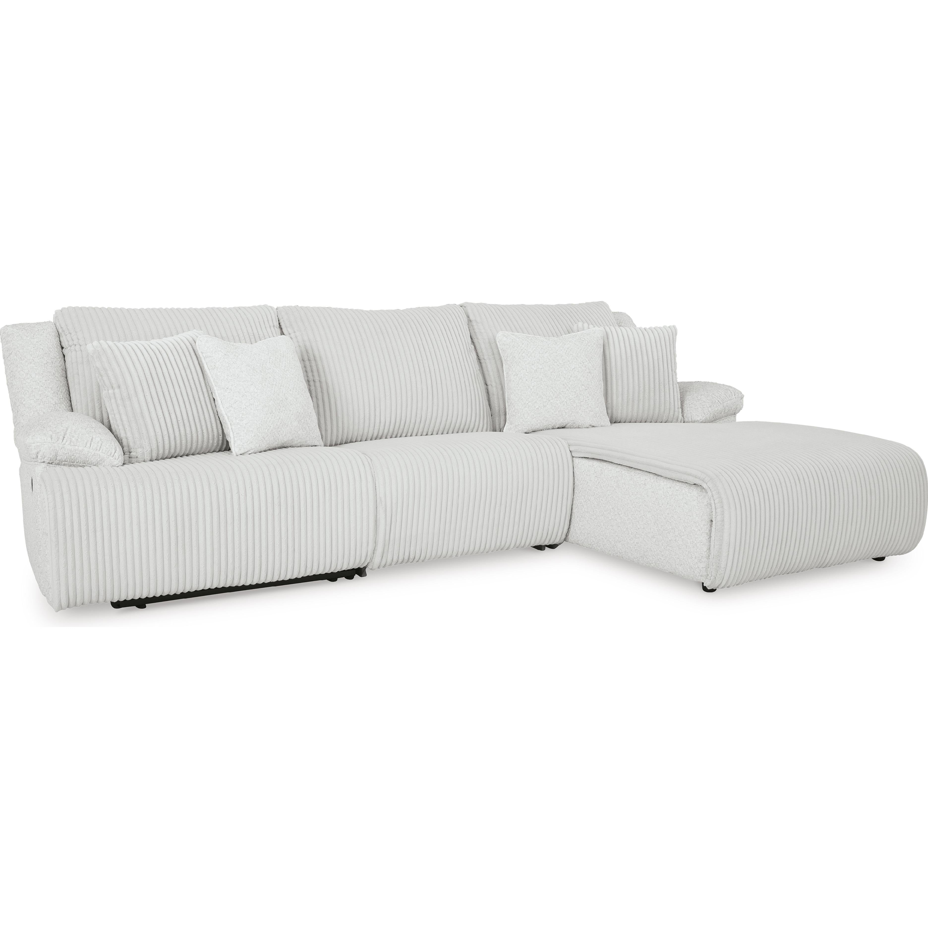  Manufacturer Color_Alloy --  Top Tier 92706S6 3 pc Sectional Sofa Chaise IMAGE 1