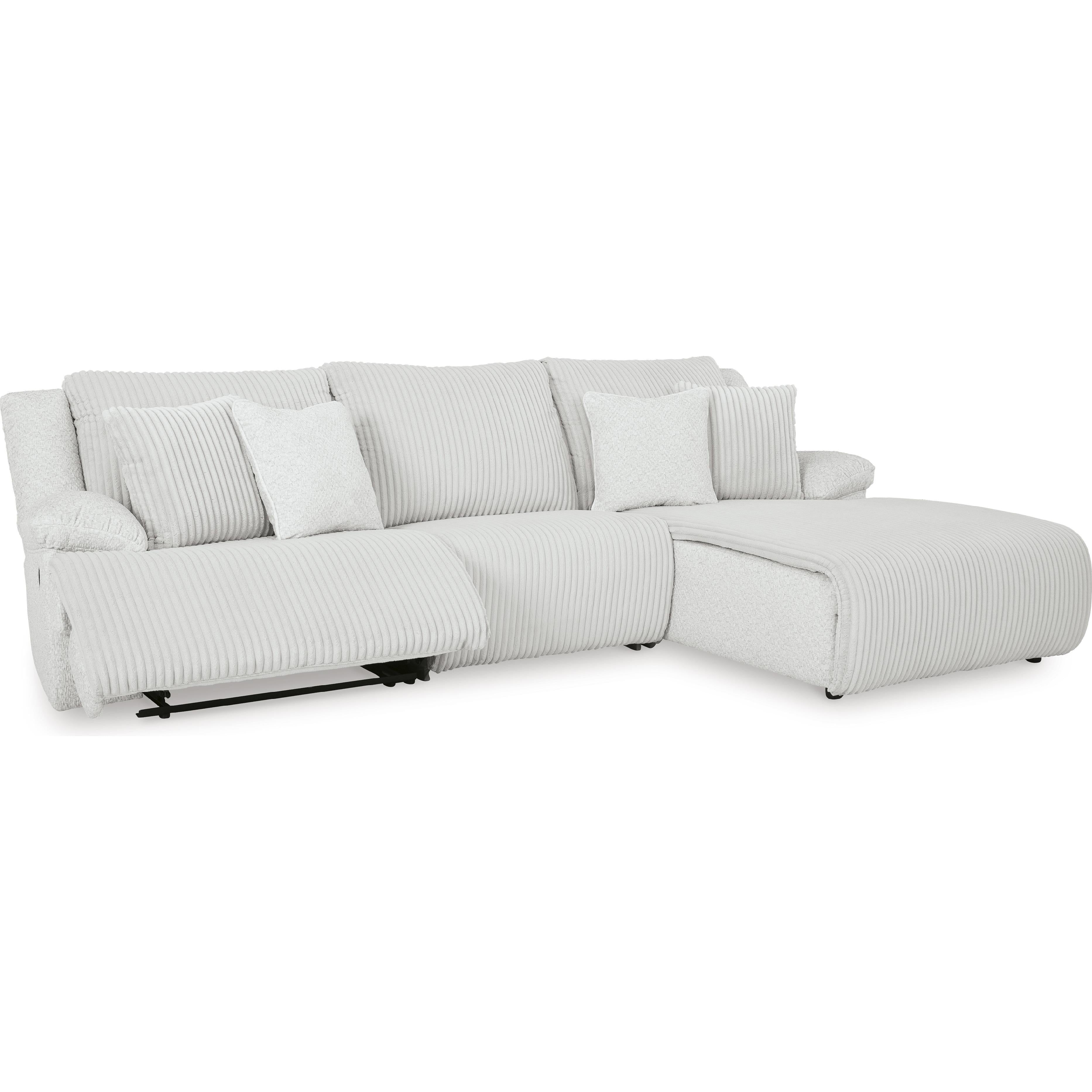  Manufacturer Color_Alloy --  Top Tier 92706S6 3 pc Sectional Sofa Chaise IMAGE 2