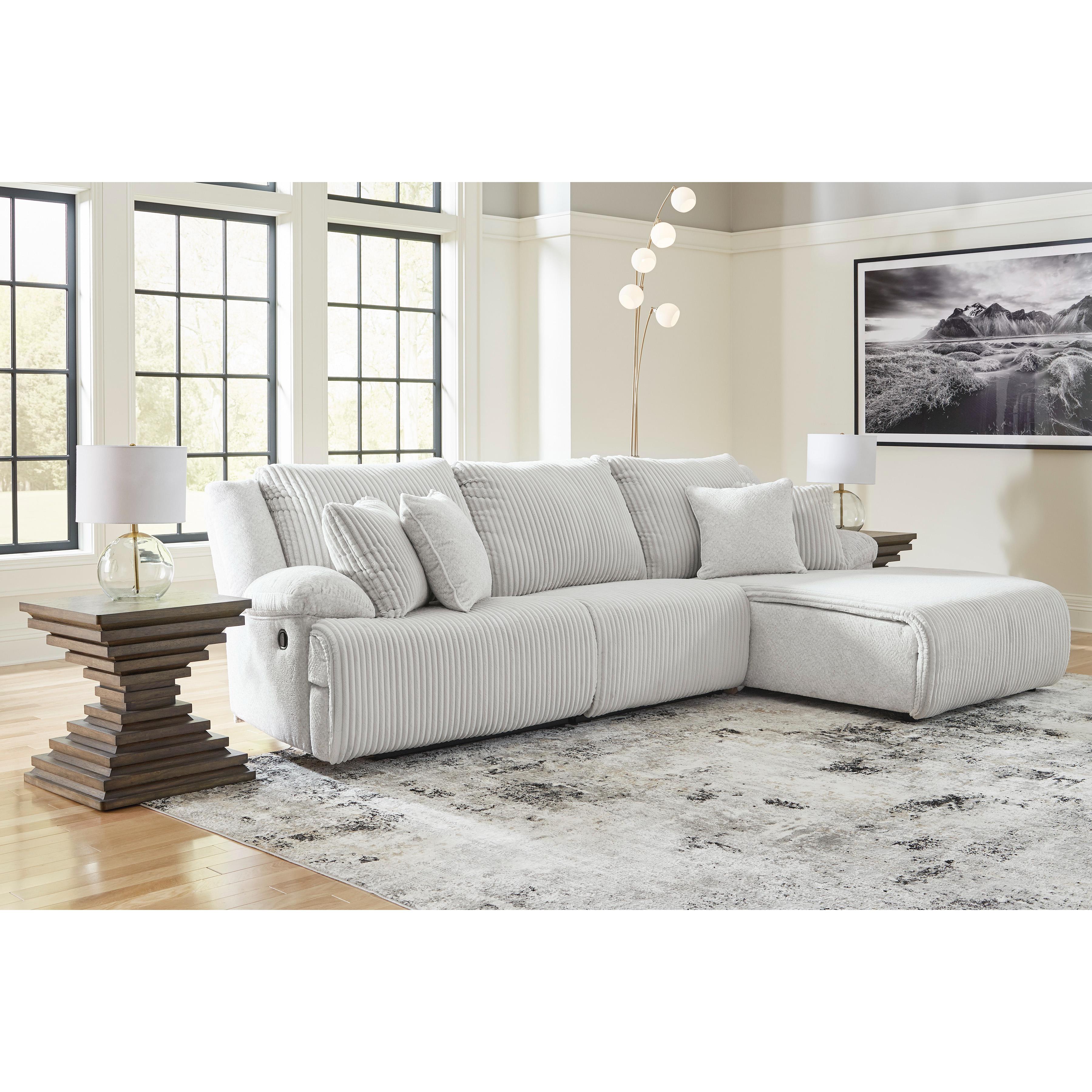  Manufacturer Color_Alloy --  Top Tier 92706S6 3 pc Sectional Sofa Chaise IMAGE 4