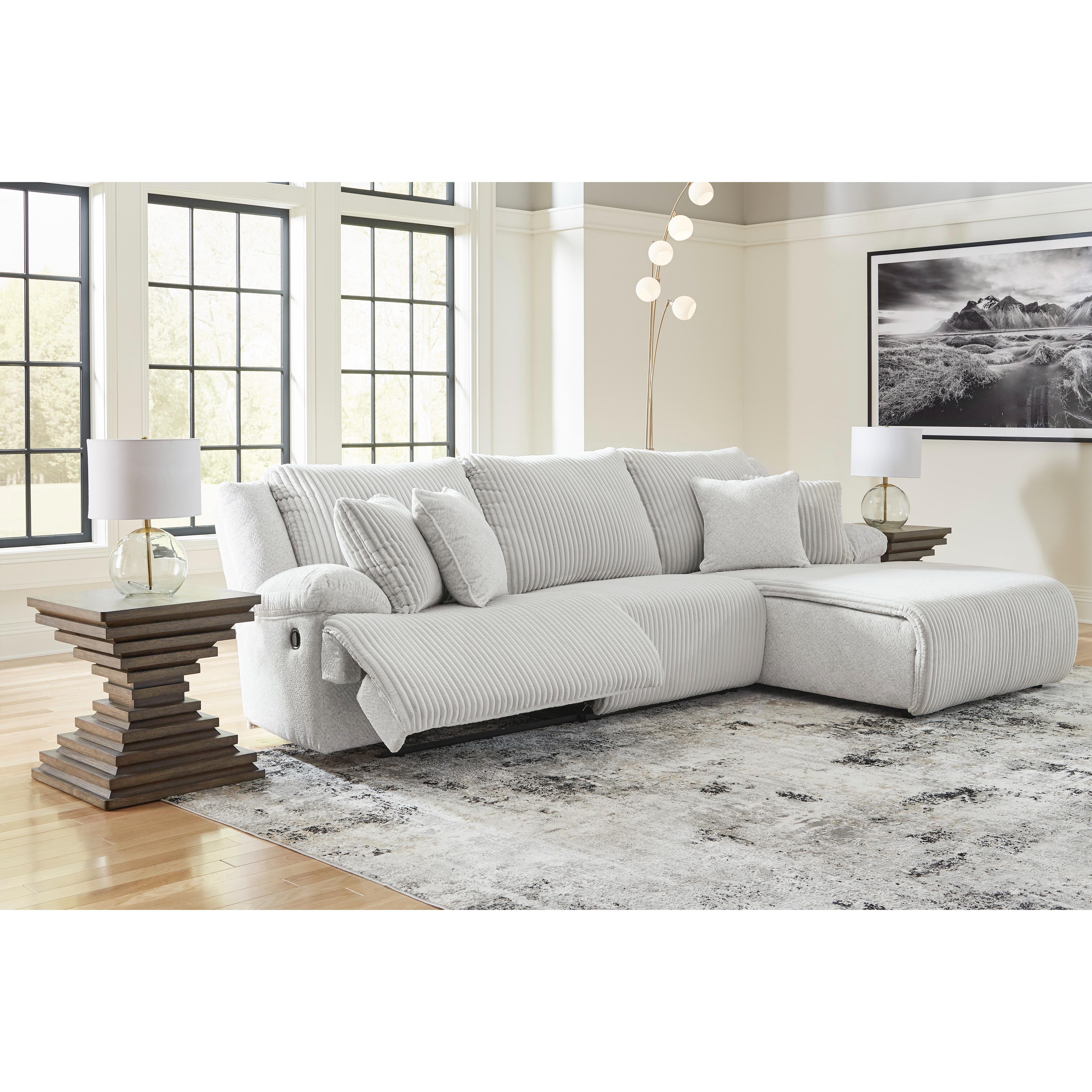  Manufacturer Color_Alloy --  Top Tier 92706S6 3 pc Sectional Sofa Chaise IMAGE 5