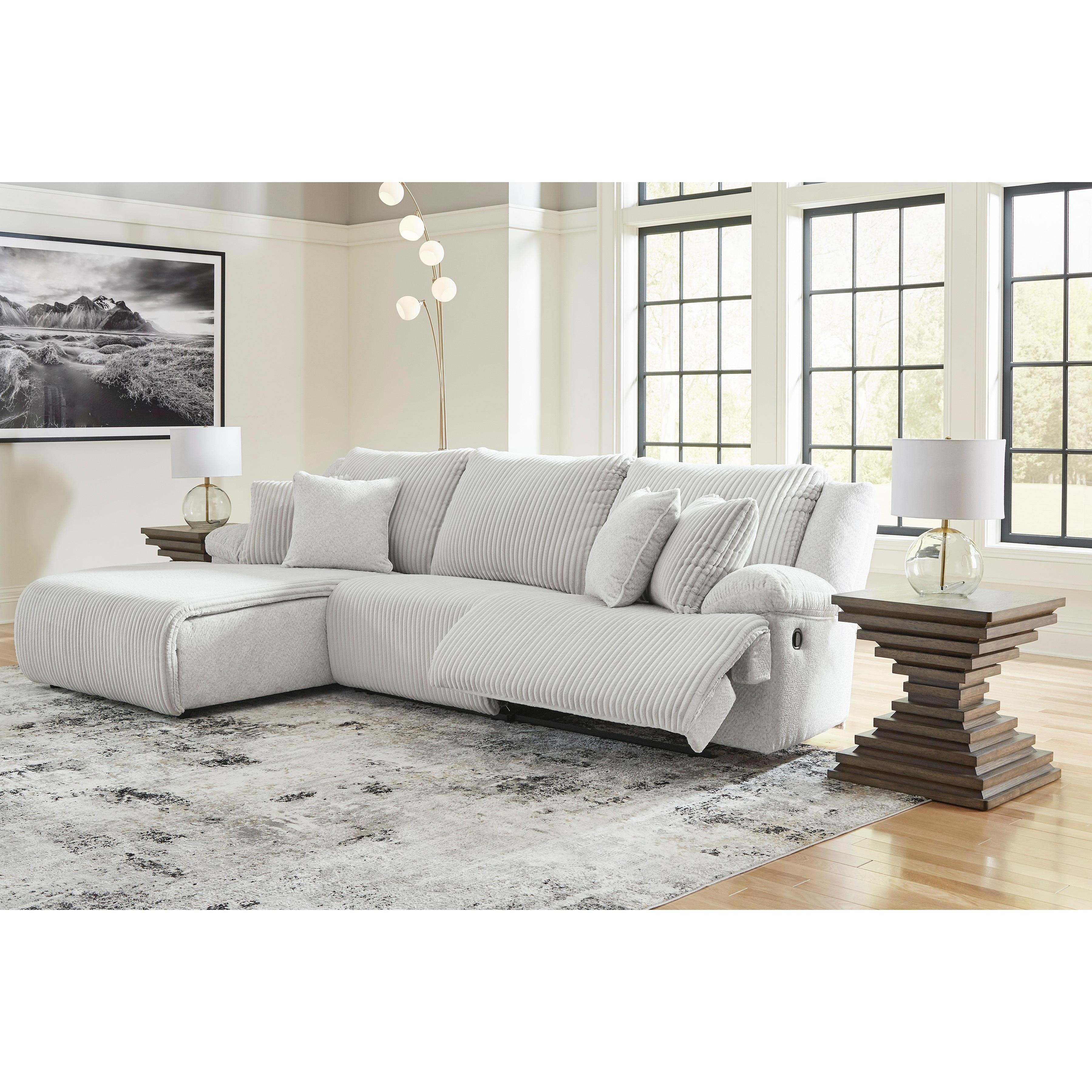  Manufacturer Color_Alloy --  Top Tier 92706S7 3 pc Sectional Sofa Chaise IMAGE 5