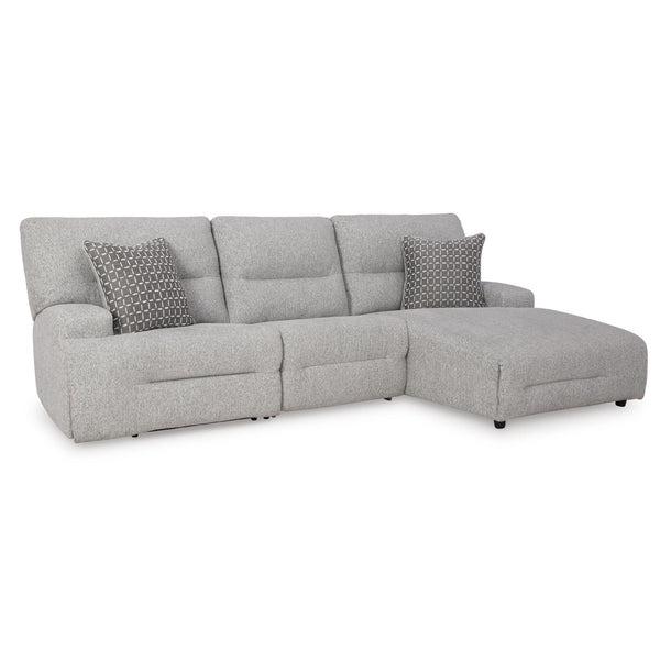 Signature Design by Ashley Acklen Place 93605S6 3 pc Power Reclining Sectional