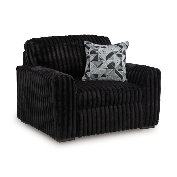 Signature Design by Ashley Midnight Madness Stationary Fabric Chair