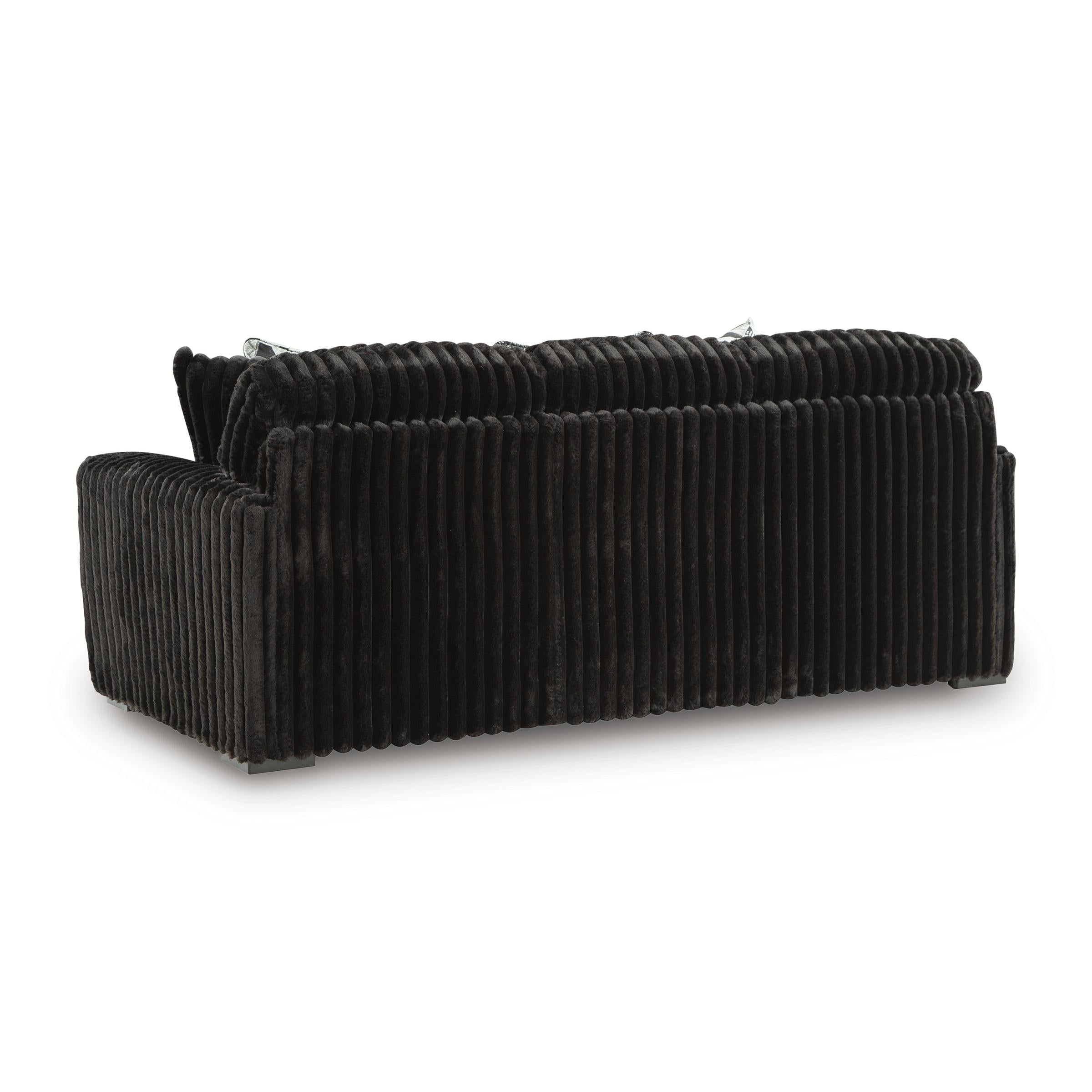  Manufacturer Color_Onyx --  Signature Design by Ashley Midnight Madness Stationary Fabric Sofa IMAGE 3
