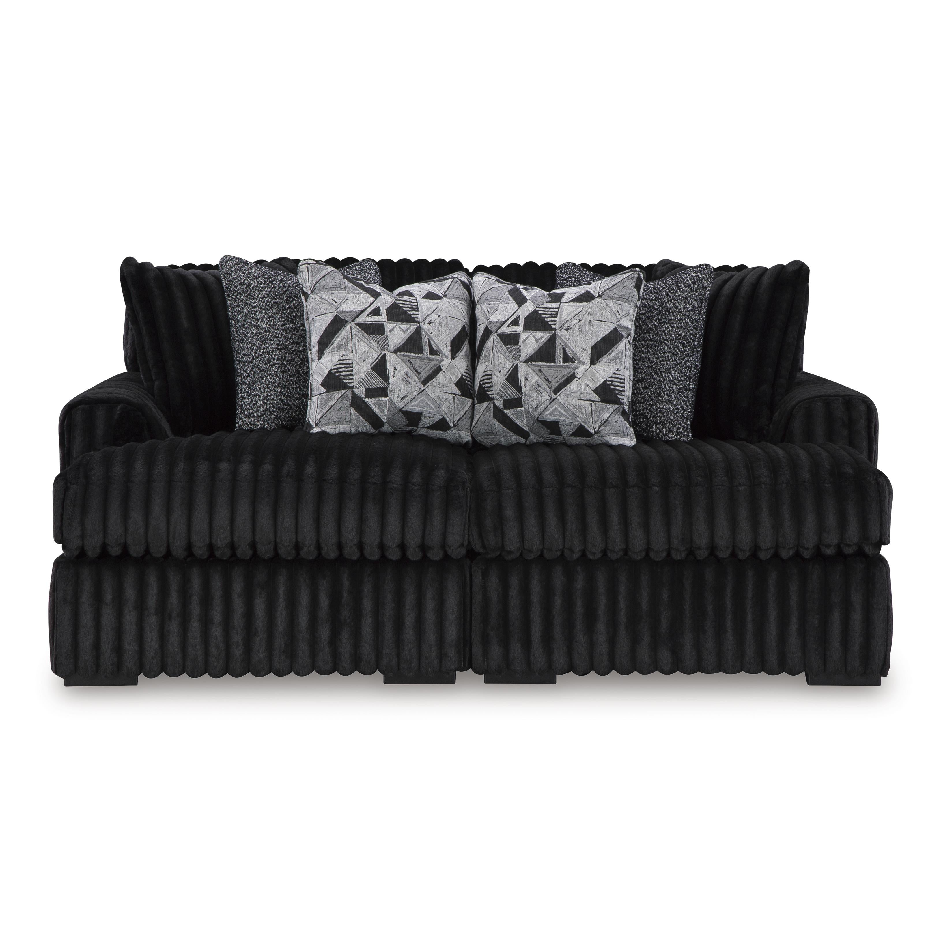  Manufacturer Color_Onyx --  Signature Design by Ashley Midnight Madness Fabric Chaise IMAGE 1
