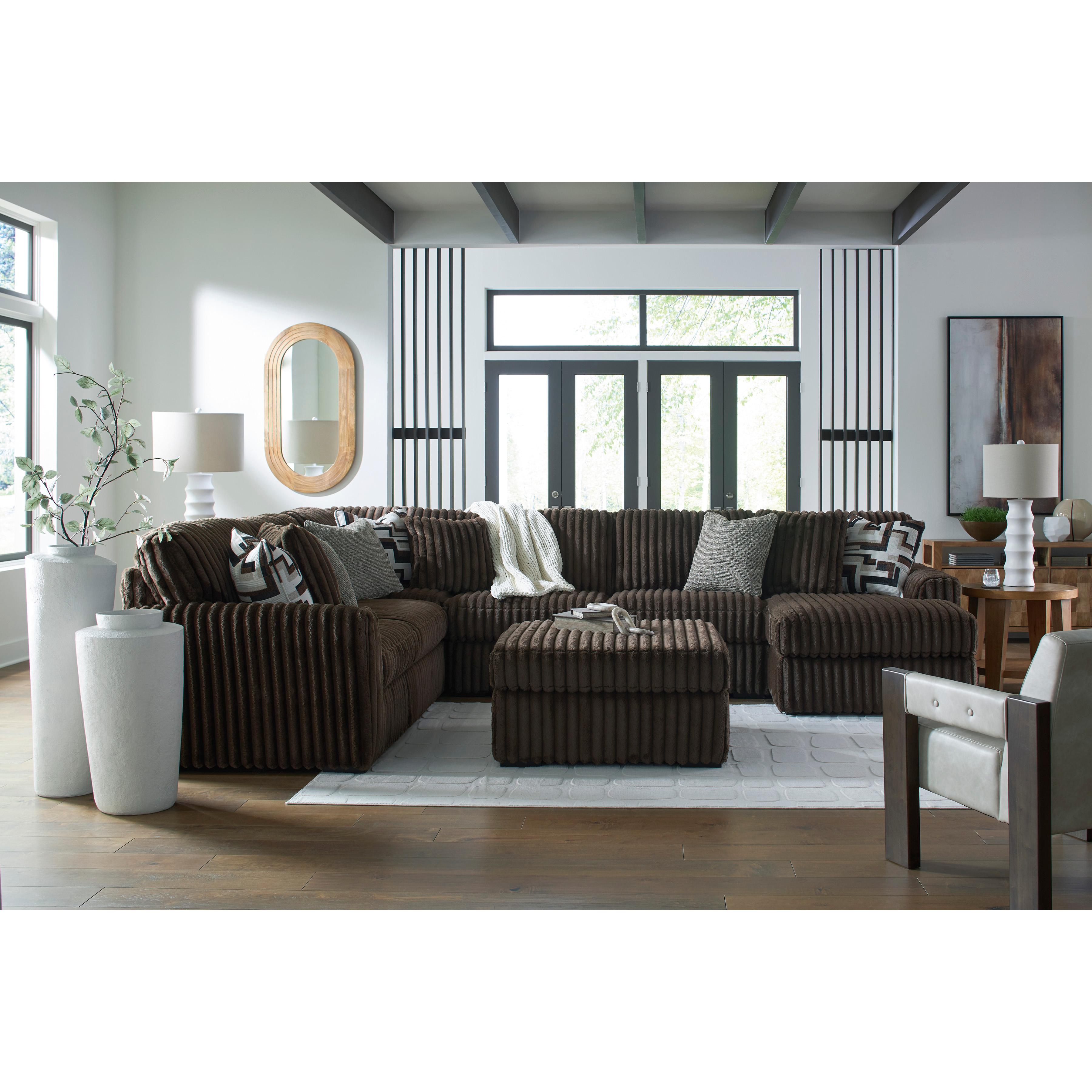  Manufacturer Color_Chocolate --  Midnight-Madness 9810408 Oversized Accent Ottoman IMAGE 12