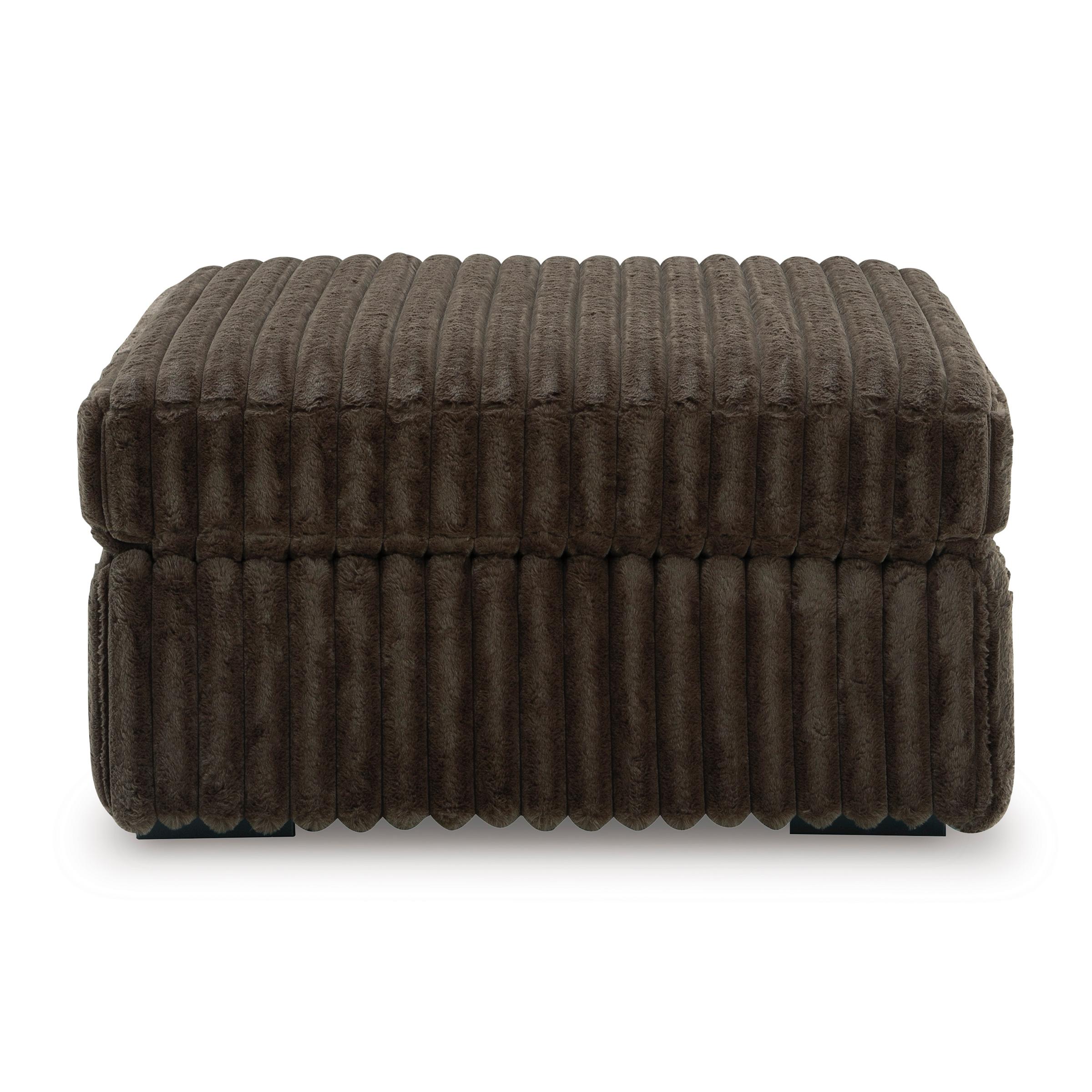  Manufacturer Color_Chocolate --  Midnight-Madness 9810408 Oversized Accent Ottoman IMAGE 2