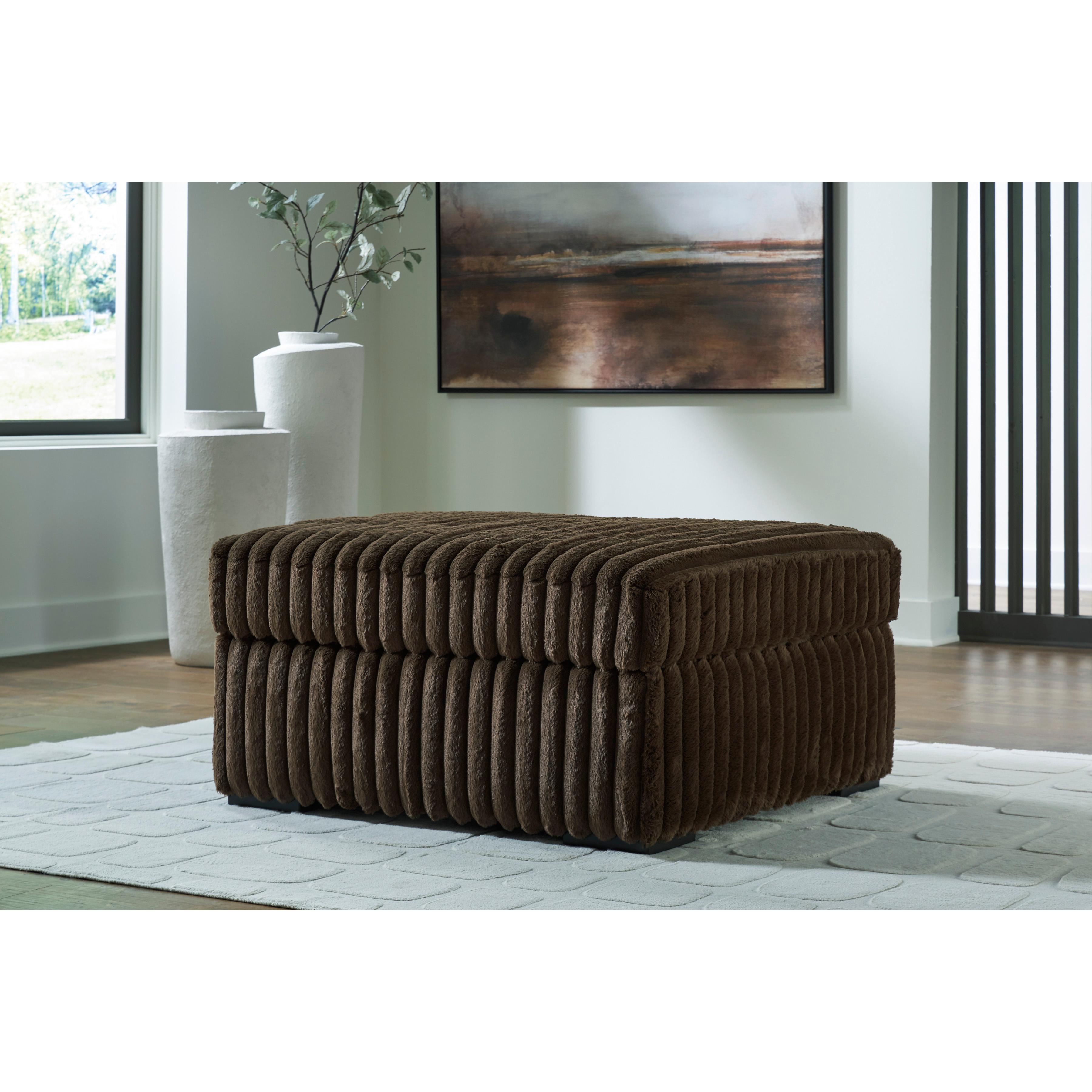  Manufacturer Color_Chocolate --  Midnight-Madness 9810408 Oversized Accent Ottoman IMAGE 3