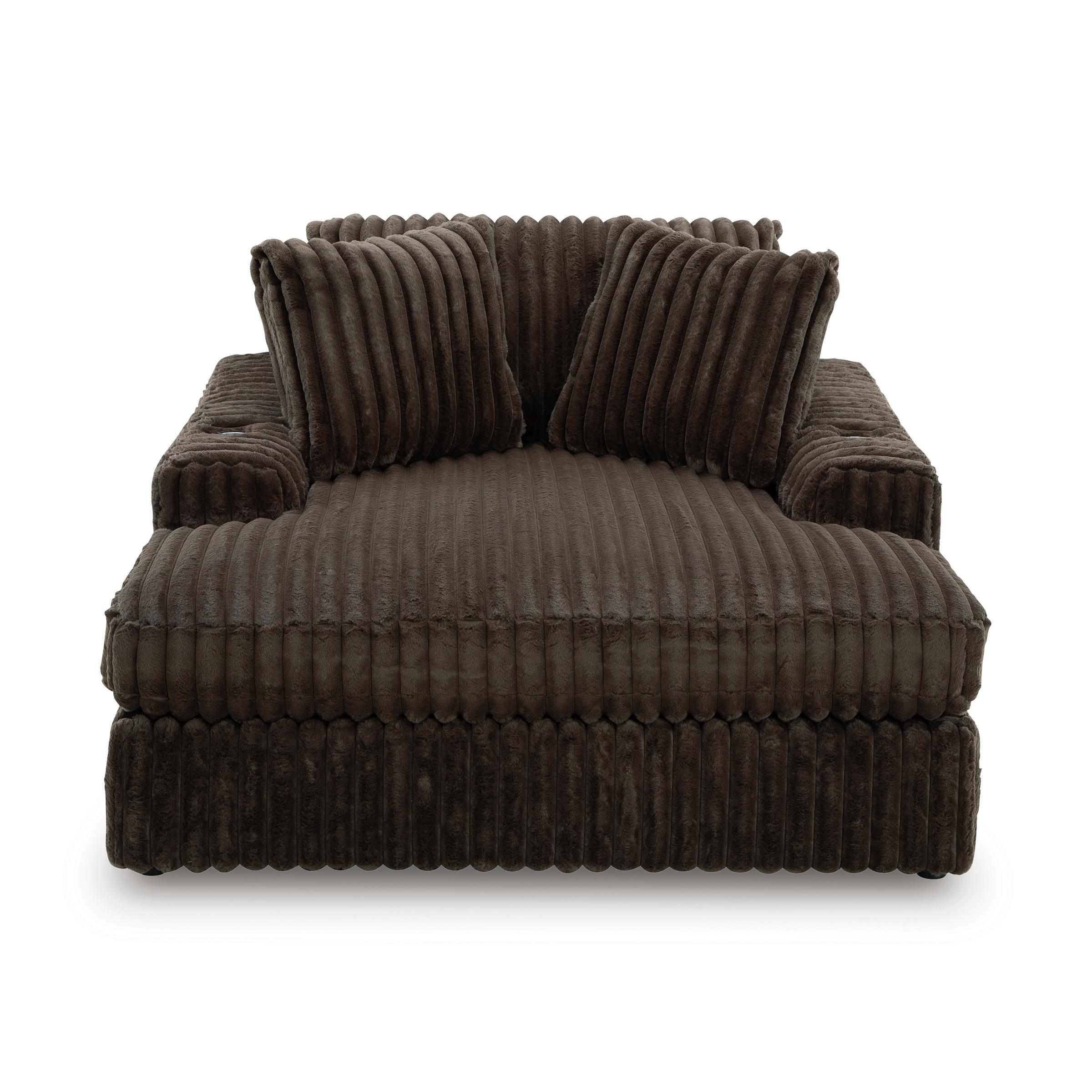  Manufacturer Color_Chocolate --  Midnight-Madness 9810415 Oversized Chaise IMAGE 2