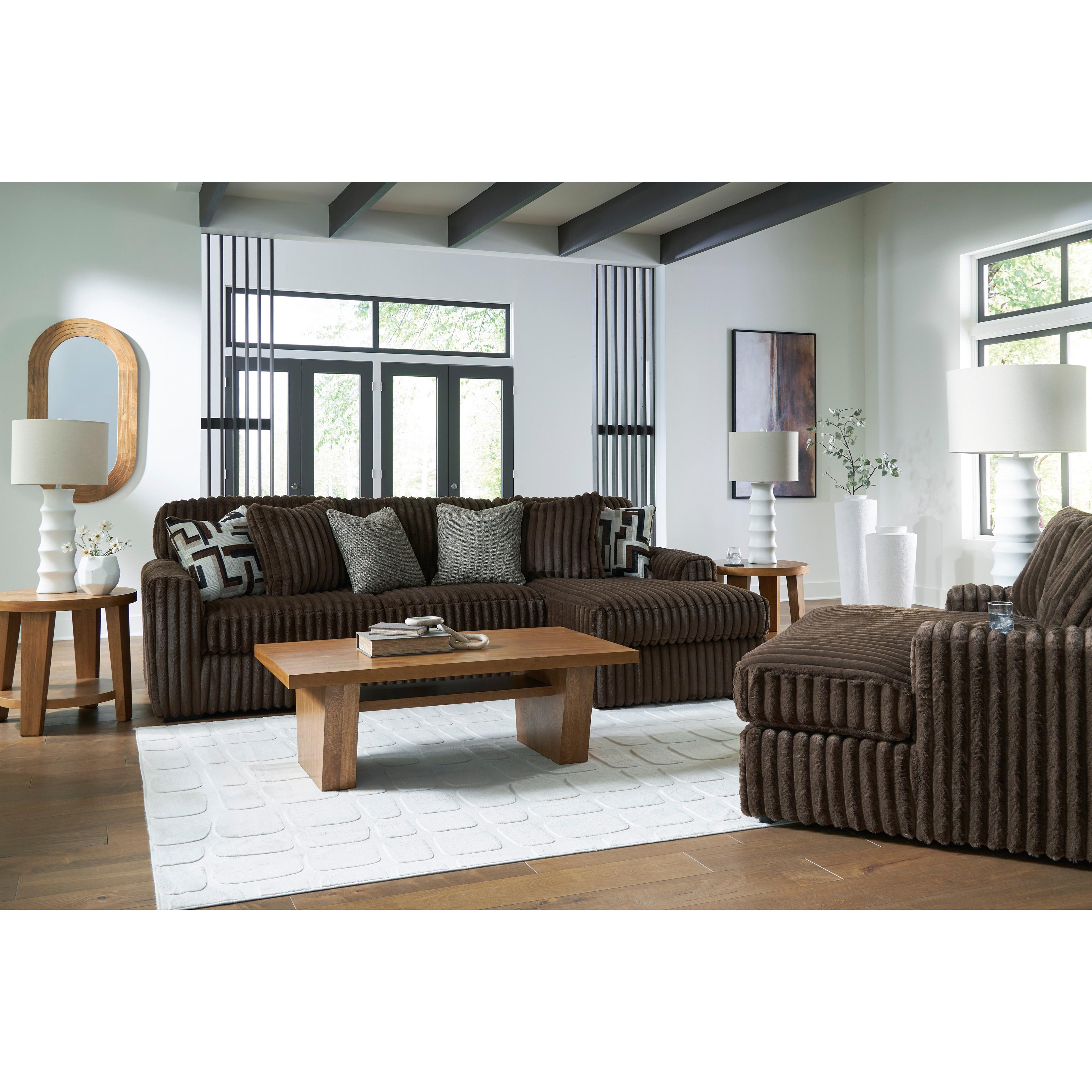  Manufacturer Color_Chocolate --  Midnight-Madness 9810415 Oversized Chaise IMAGE 5