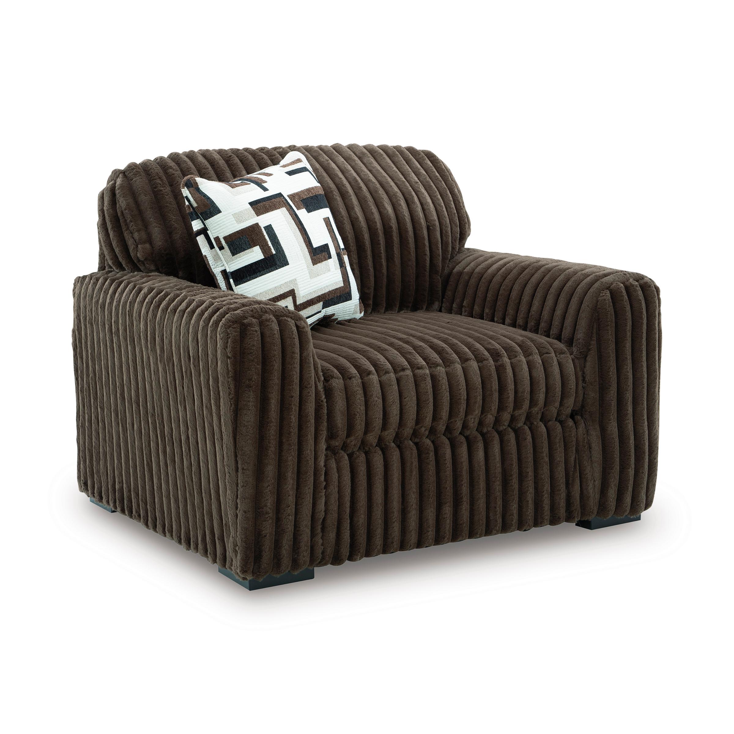  Manufacturer Color_Chocolate --  Midnight-Madness 9810423 Chair and a Half IMAGE 1