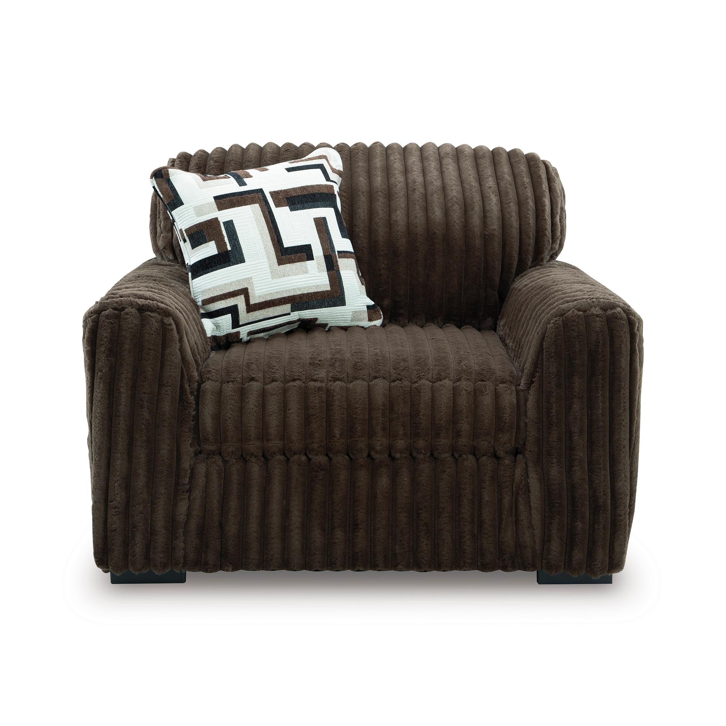  Manufacturer Color_Chocolate --  Midnight-Madness 9810423 Chair and a Half IMAGE 2
