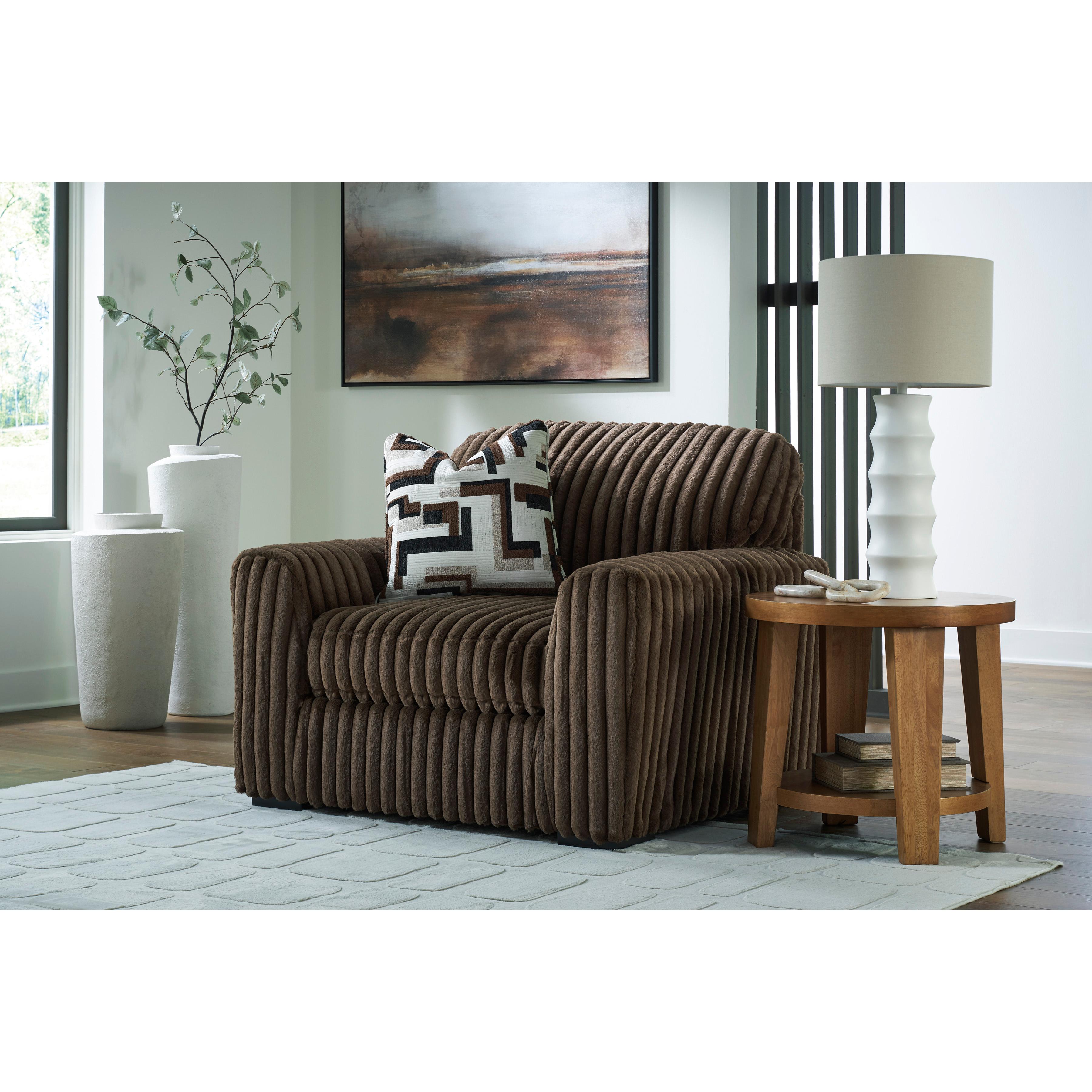  Manufacturer Color_Chocolate --  Midnight-Madness 9810423 Chair and a Half IMAGE 4