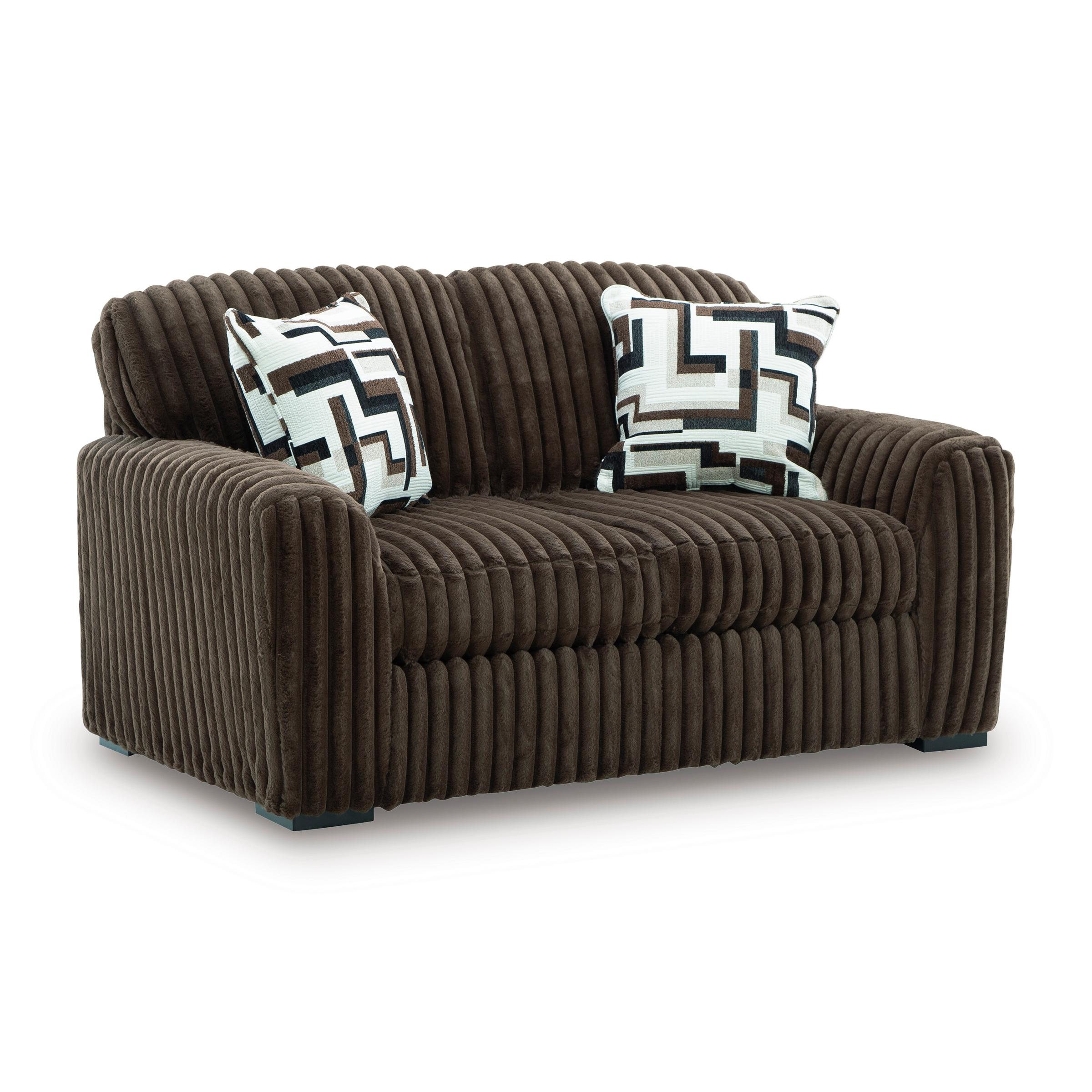  Manufacturer Color_Chocolate --  Midnight-Madness 9810435 Loveseat IMAGE 1