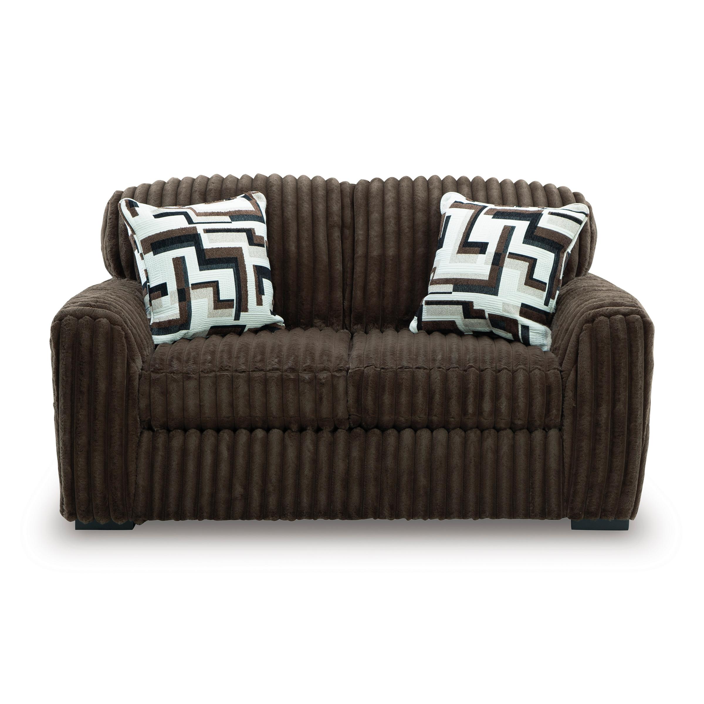  Manufacturer Color_Chocolate --  Midnight-Madness 9810435 Loveseat IMAGE 2