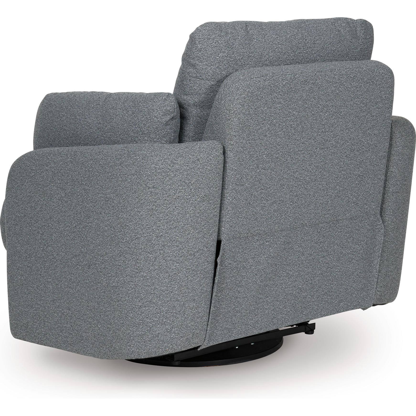  Manufacturer Color_Salt and Pepper --  Signature Design by Ashley Alainmont Next Gen Nuvella Power Swivel Fabric Recliner IMAGE 7