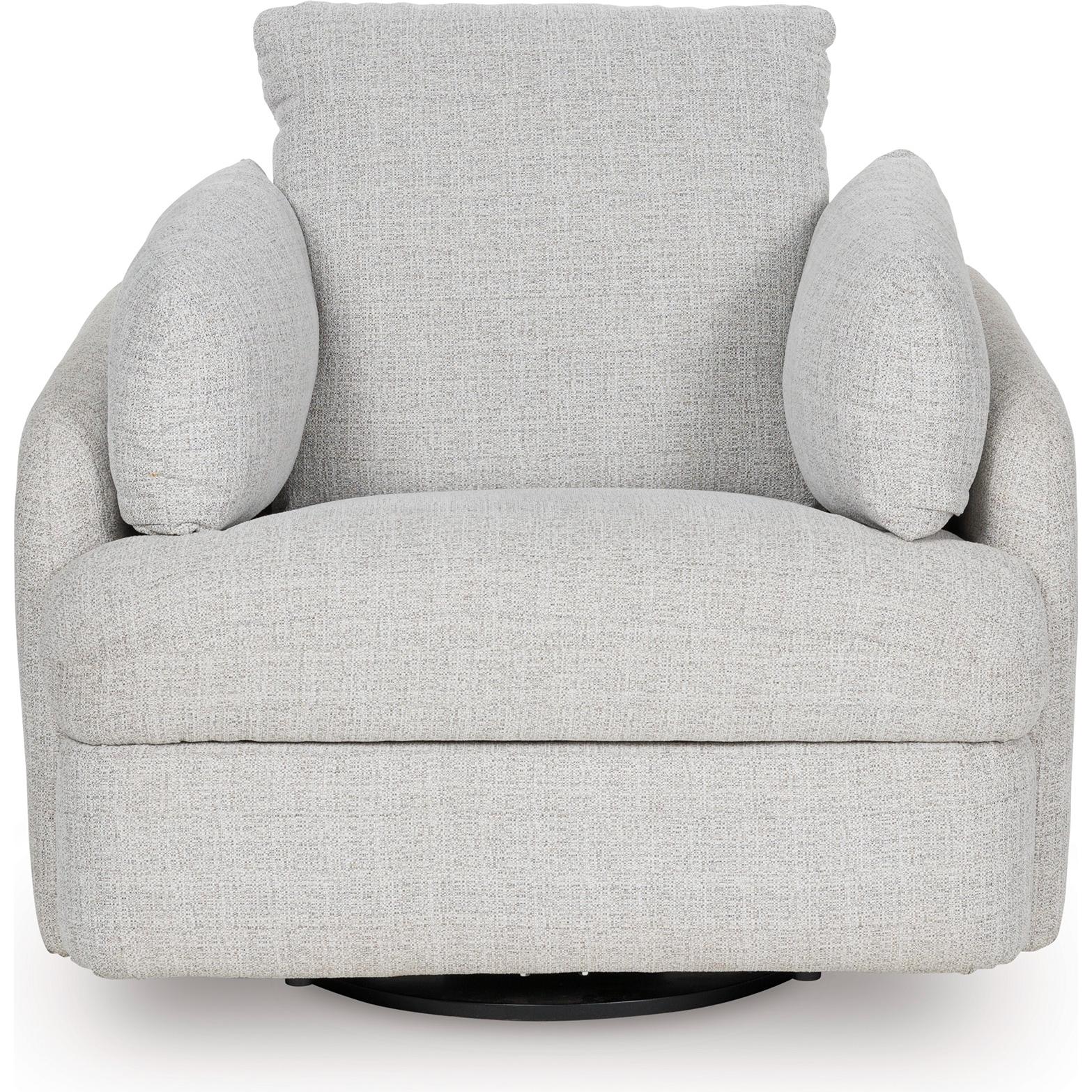  Manufacturer Color_Stone --  Alainmont Next-Gen Nuvella A3000739 Swivel Power Recliner IMAGE 5