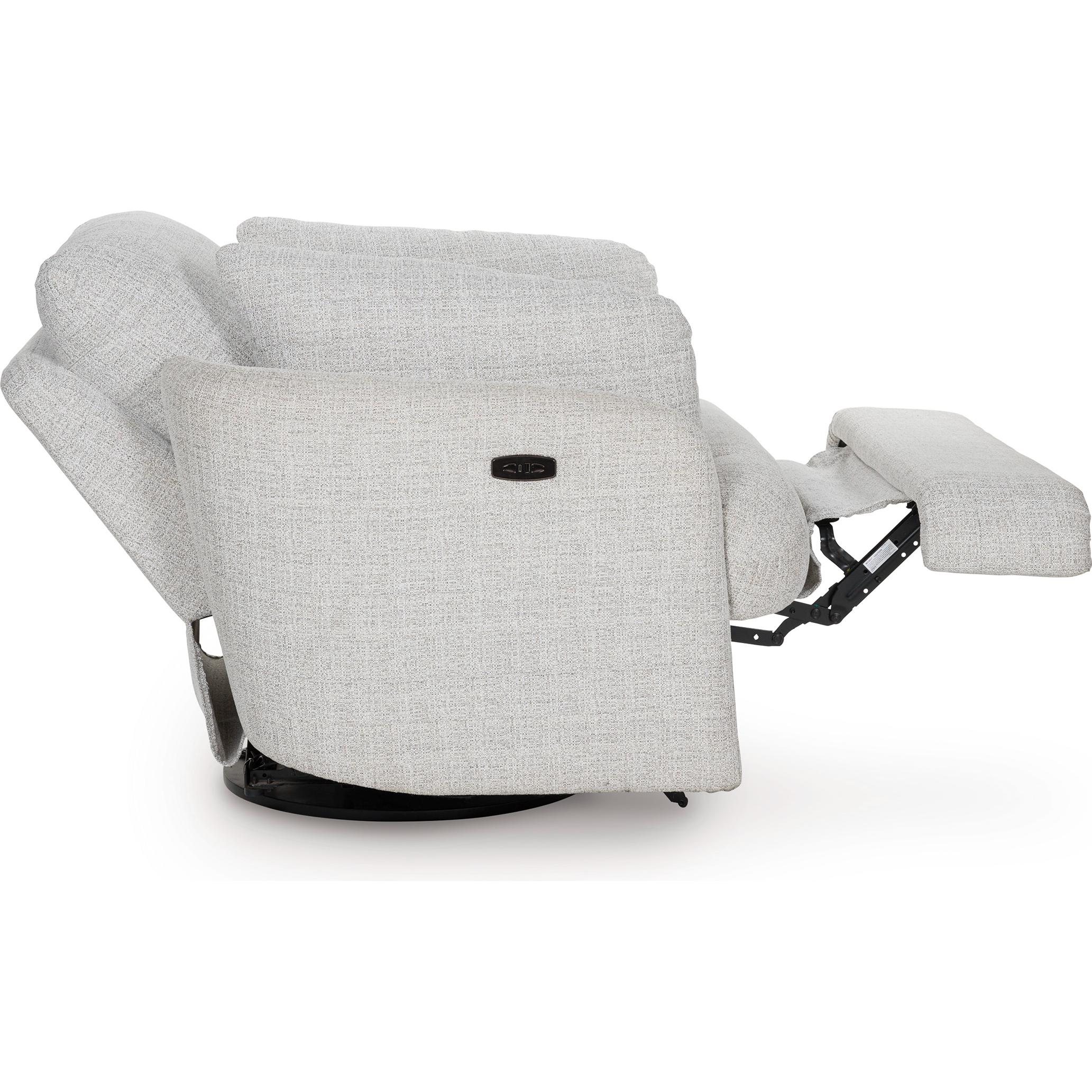  Manufacturer Color_Stone --  Alainmont Next-Gen Nuvella A3000739 Swivel Power Recliner IMAGE 6