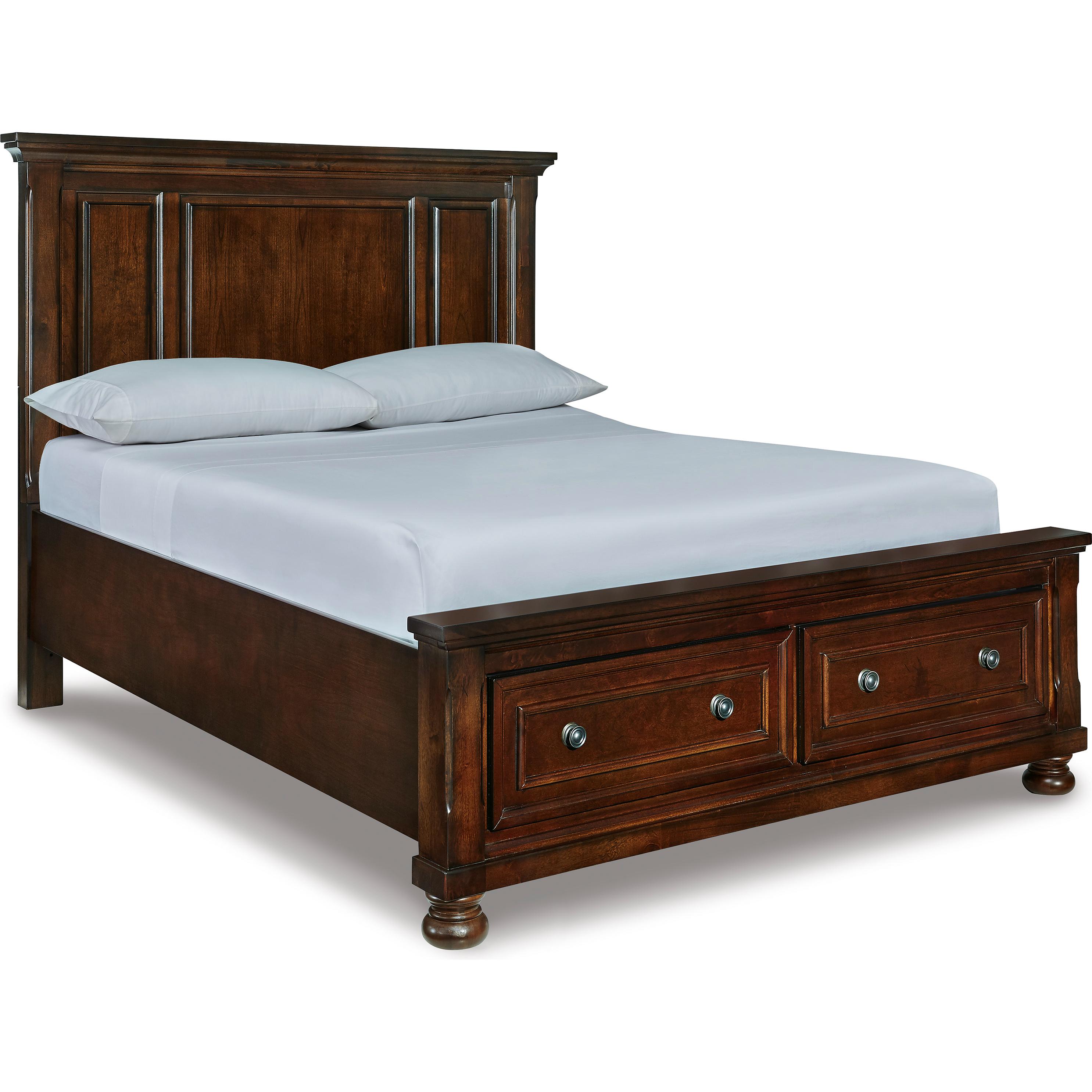  Size_Queen --  Millennium Porter Panel Bed with Storage IMAGE 1