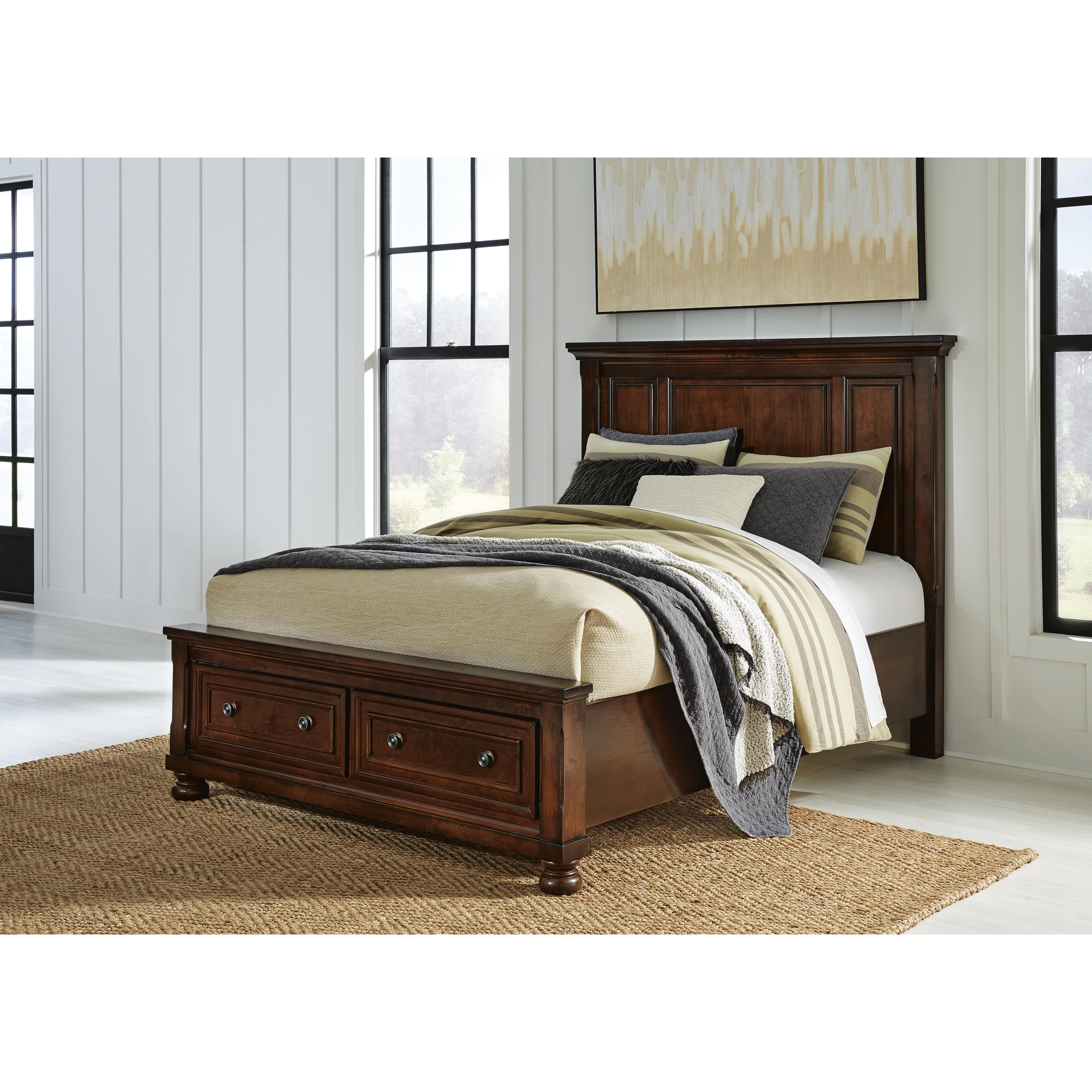  Size_Queen --  Millennium Porter Panel Bed with Storage IMAGE 2