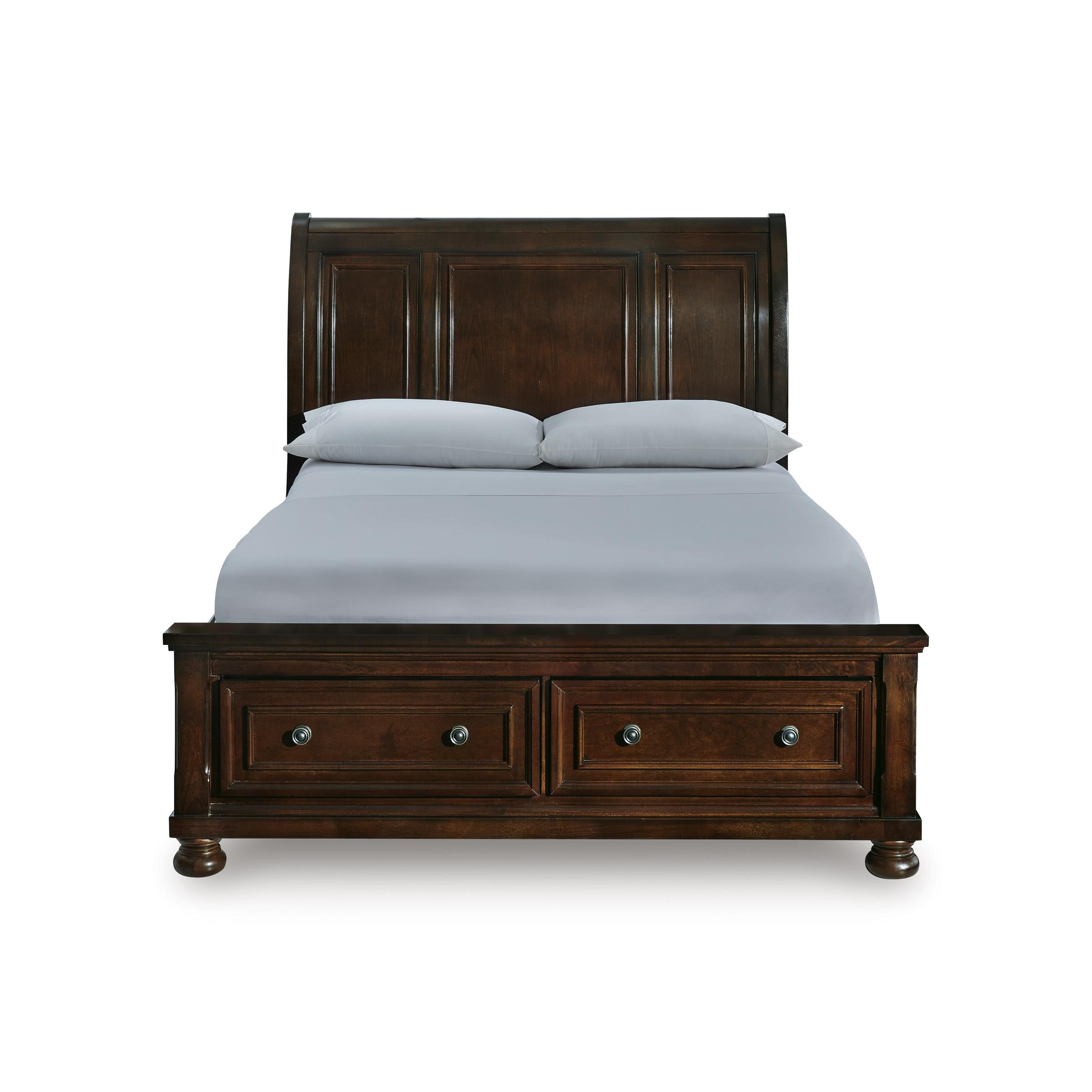  Size_Queen --  Millennium Porter Queen Sleigh Bed with Storage IMAGE 2