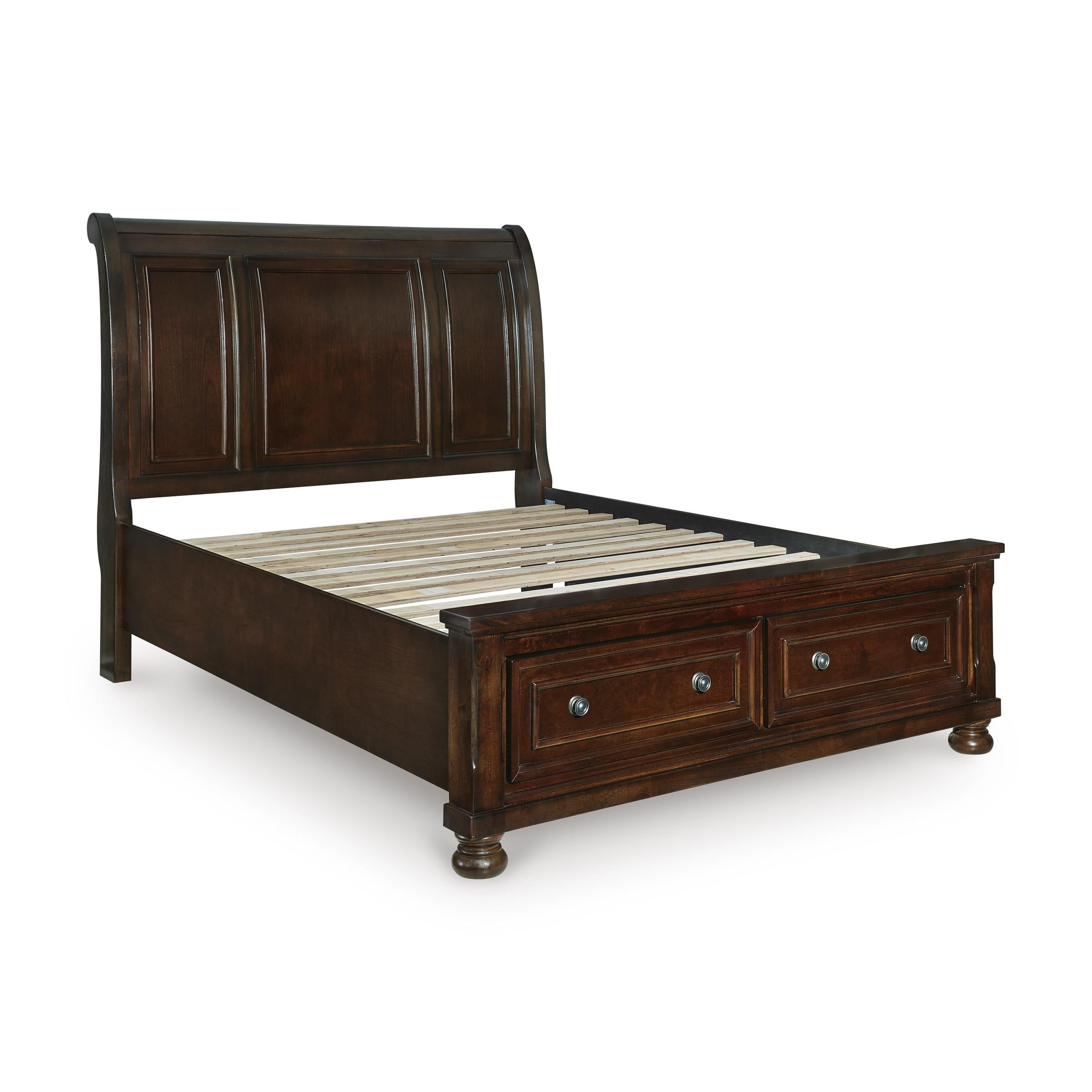  Size_Queen --  Millennium Porter Queen Sleigh Bed with Storage IMAGE 4
